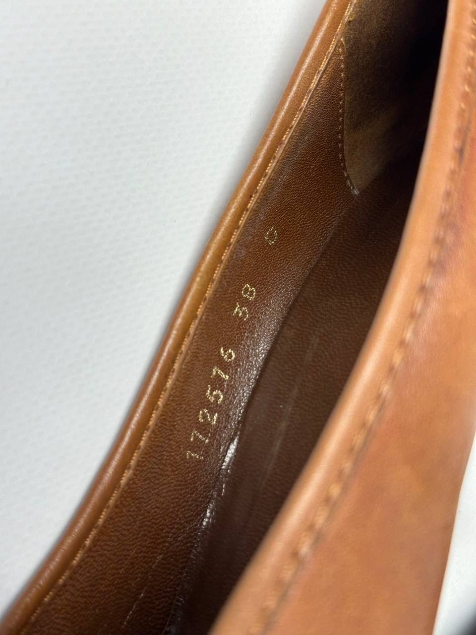 Gucci Gucci Brown Leather Vintage Heels Bamboo Detail Pumps Size US 8 / IT 38 - 13 Thumbnail