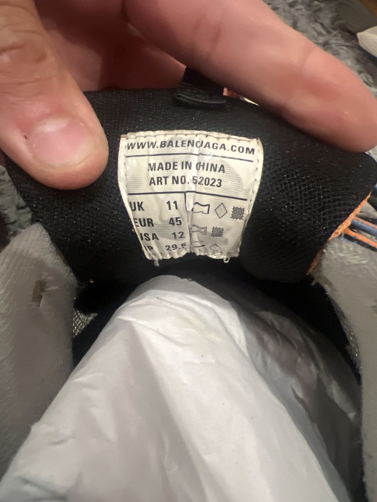 Balenciaga Balenciaga track (orange grey) Size US 12 / EU 45 - 6 Thumbnail
