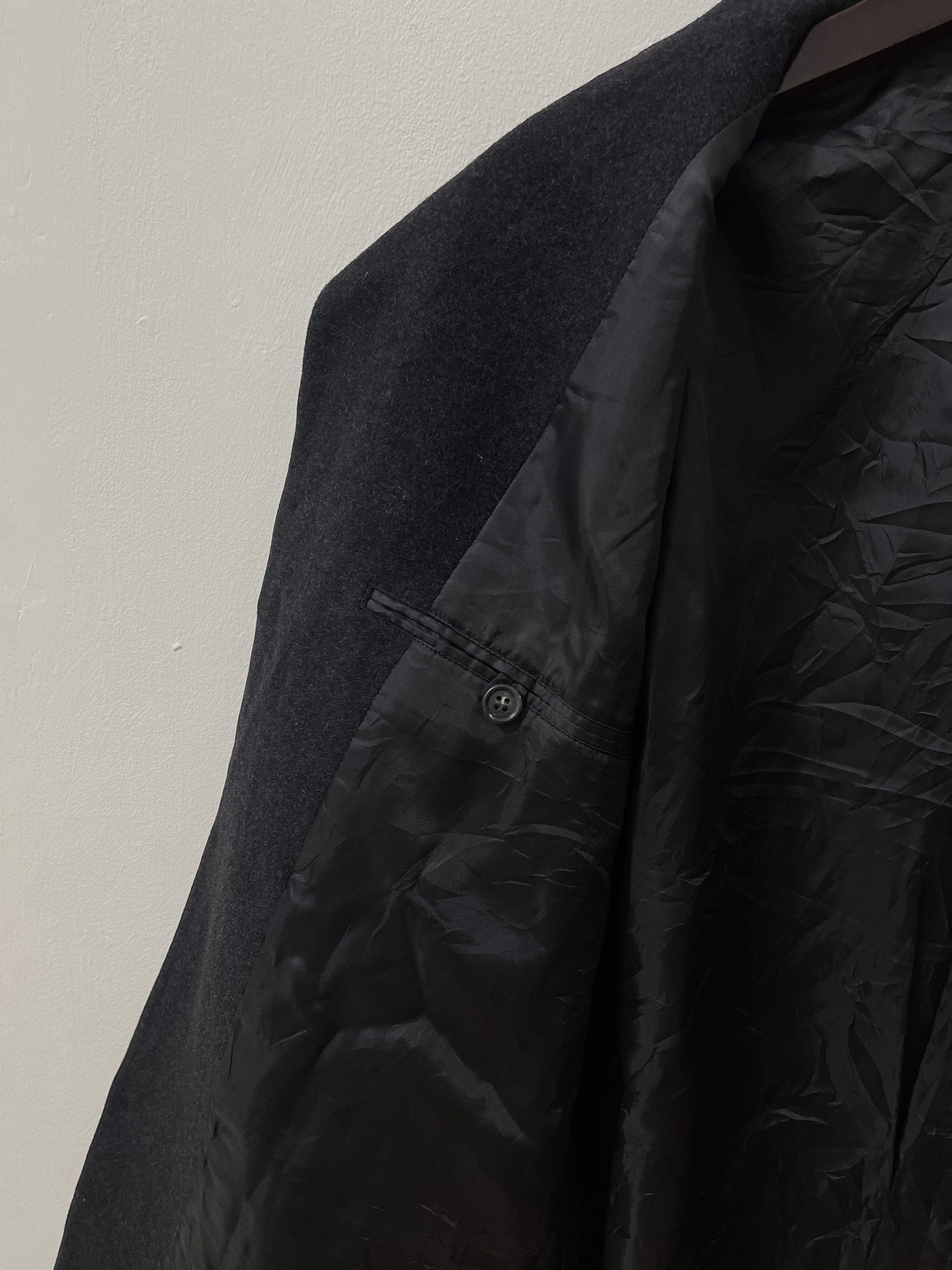 Vintage 90s Hiroko Koshino Homme Japan Archive Wool Jacket Size US L / EU 52-54 / 3 - 4 Thumbnail
