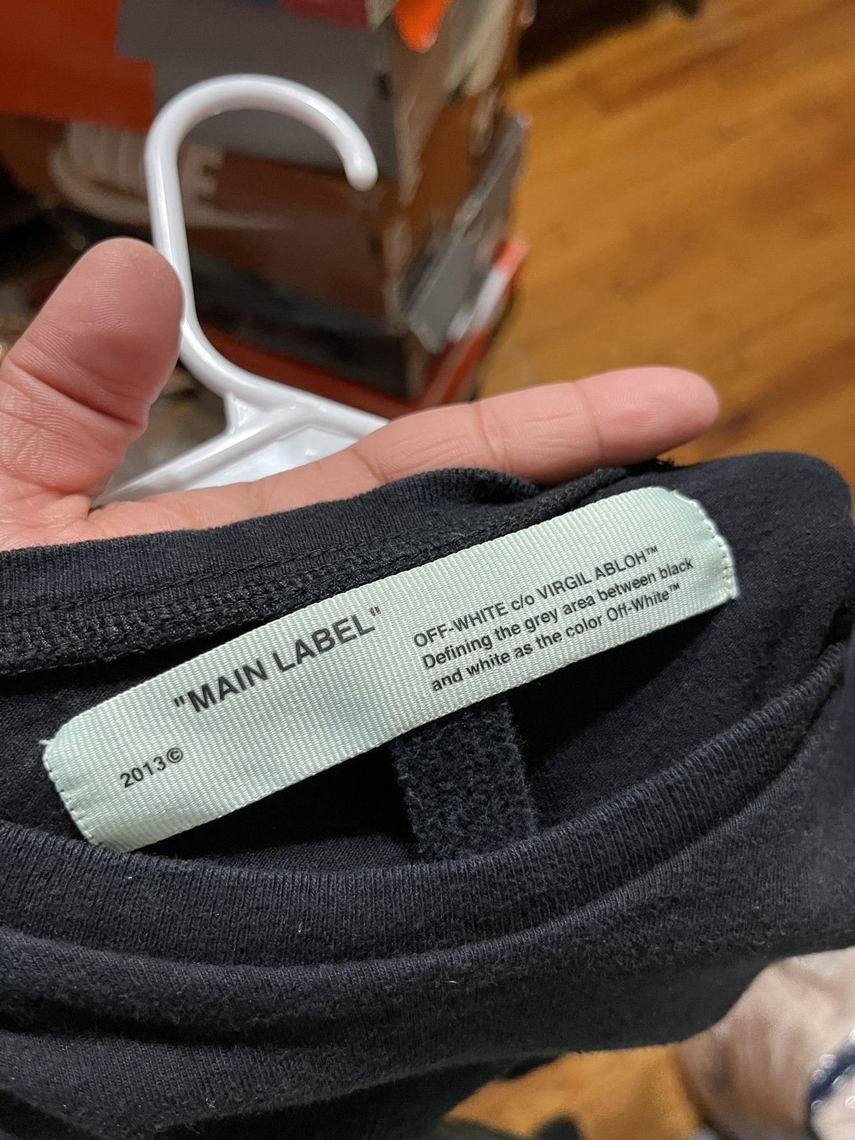 Off-White Off-White Gradient Long Sleeve Size Medium Size US M / EU 48-50 / 2 - 6 Thumbnail