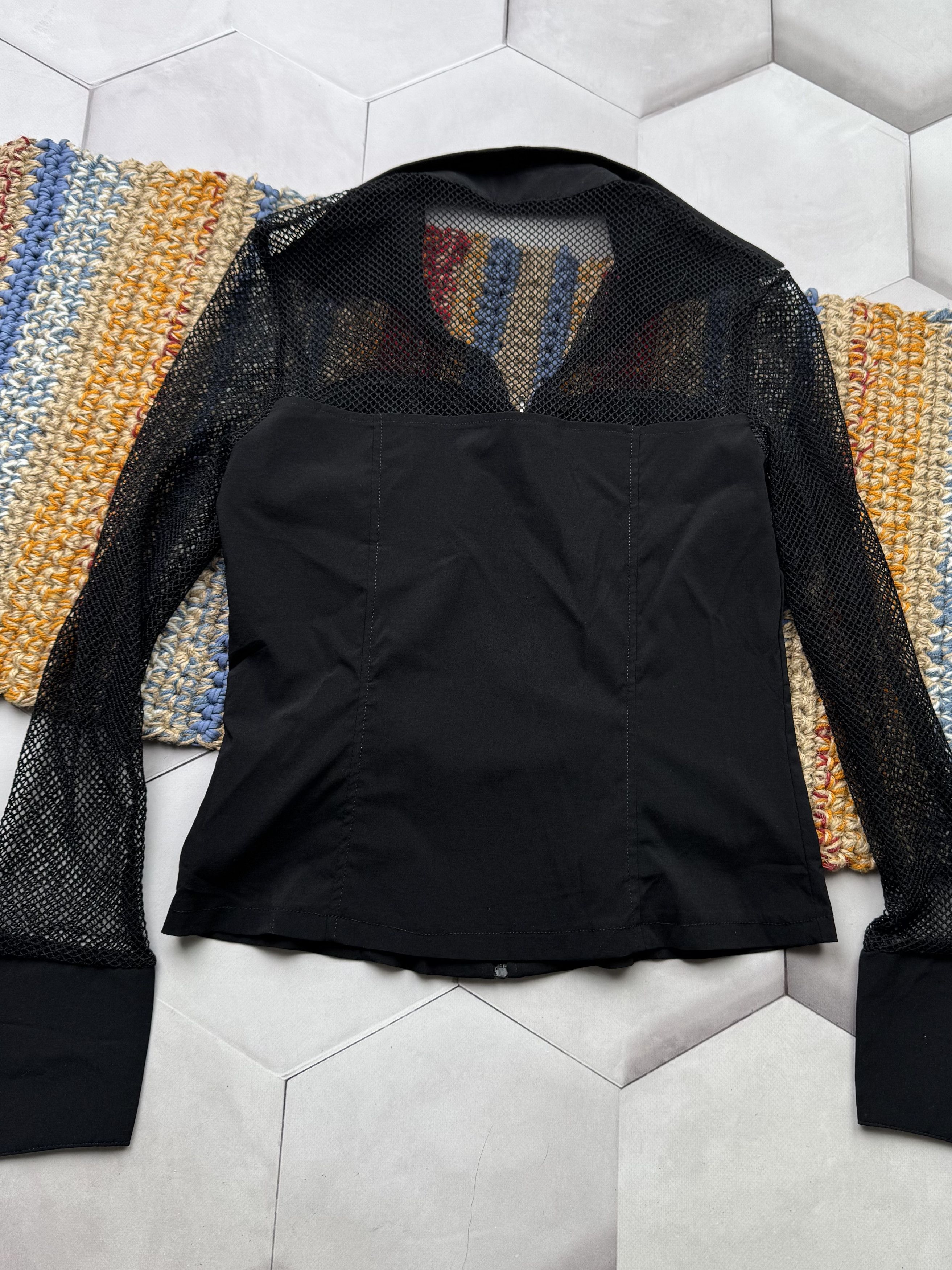 Vintage Vintage Cropped Blouse With Mesh Details Size M / US 6-8 / IT 42-44 - 5 Thumbnail