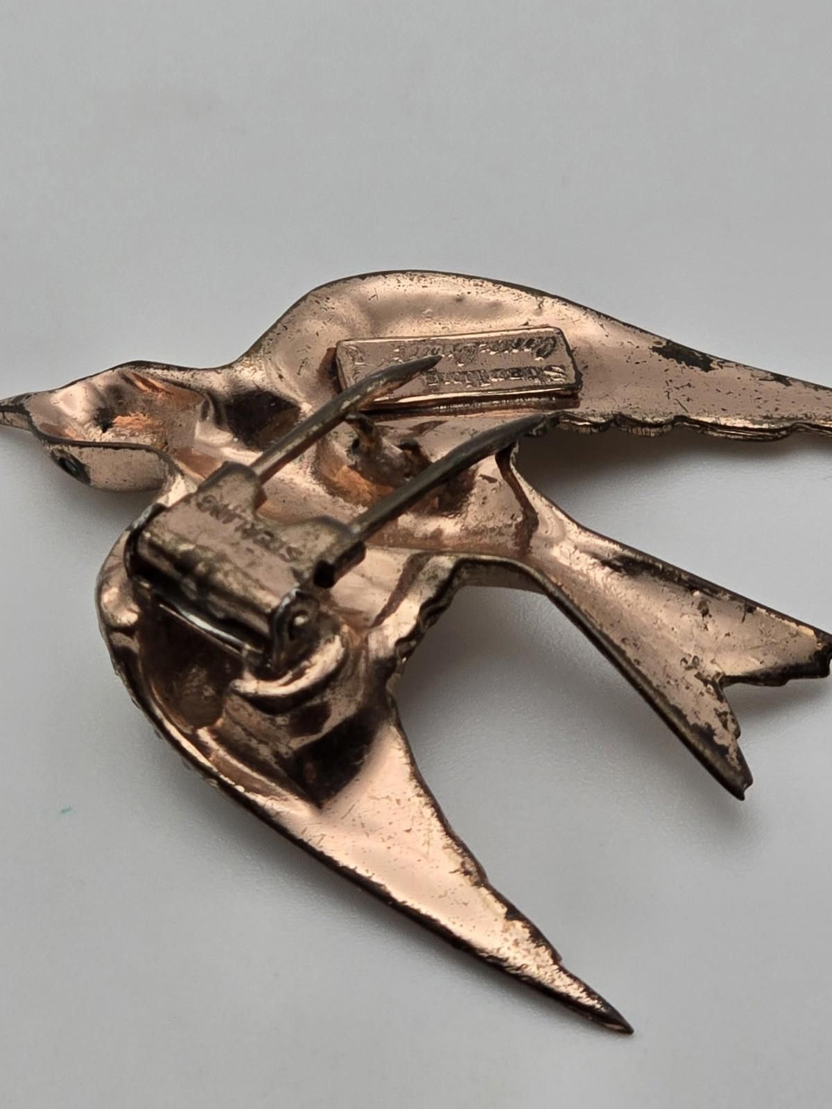 Other Vintage CoroCraft Pegasus Flying Swallow Fur/Dress Clip Size ONE SIZE - 7 Thumbnail