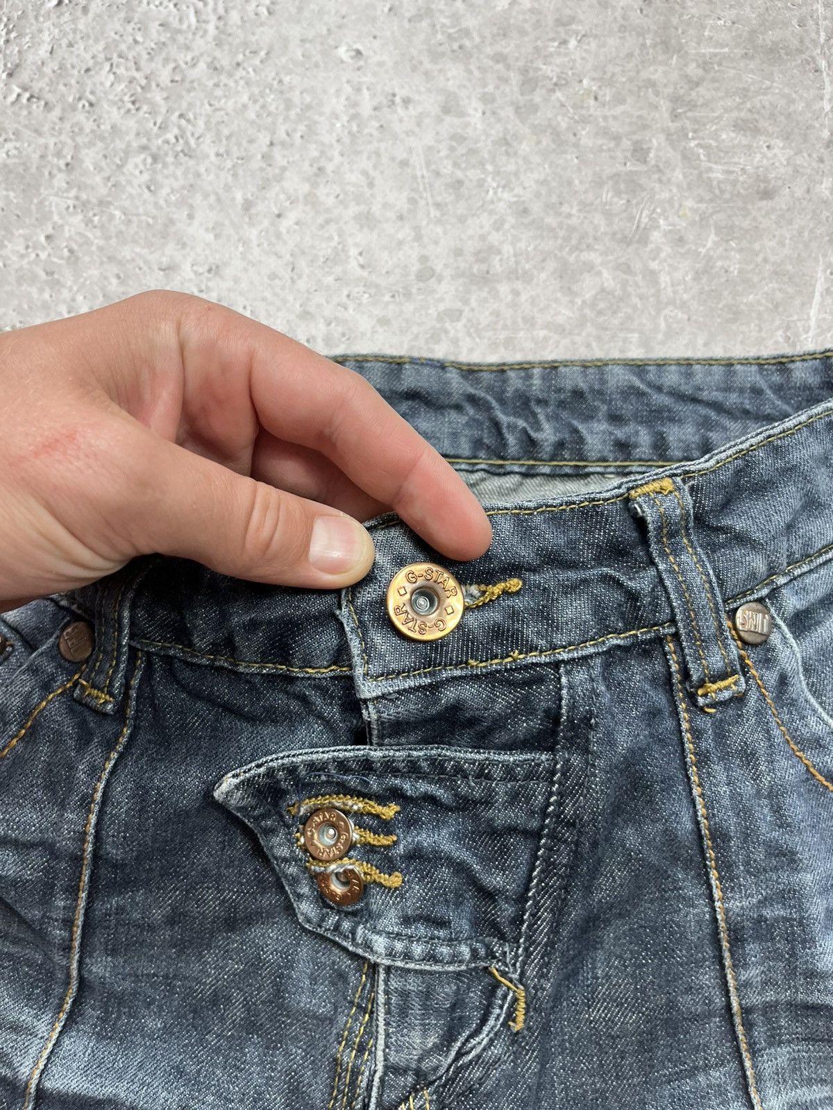 G-Star G-Star RAW Denim Jeans Men’s W34 L34 Blue Distressed Vintage Size US 30 / EU 46 - 8 Thumbnail