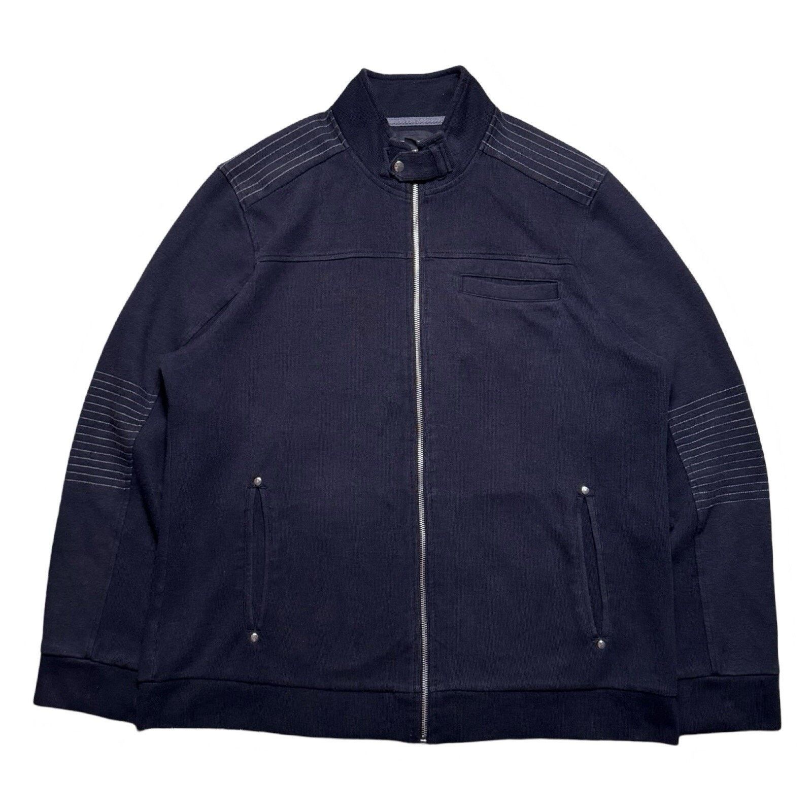 Other INC International Concepts Black Full Zip Jacket Biker XXL Size US XXL / EU 58 / 5 - 1 Thumbnail