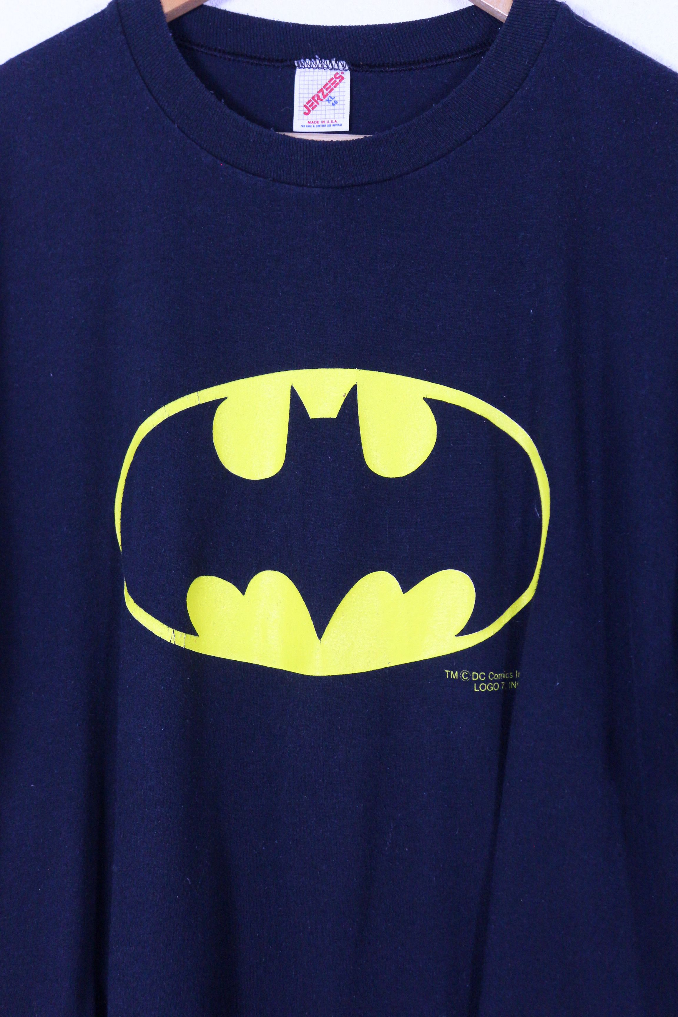 DC Comics Vintage Batman Movie DC Comics Logo 1989 Tee T-shirt 80s Size US S / EU 44-46 / 1 - 5 Thumbnail