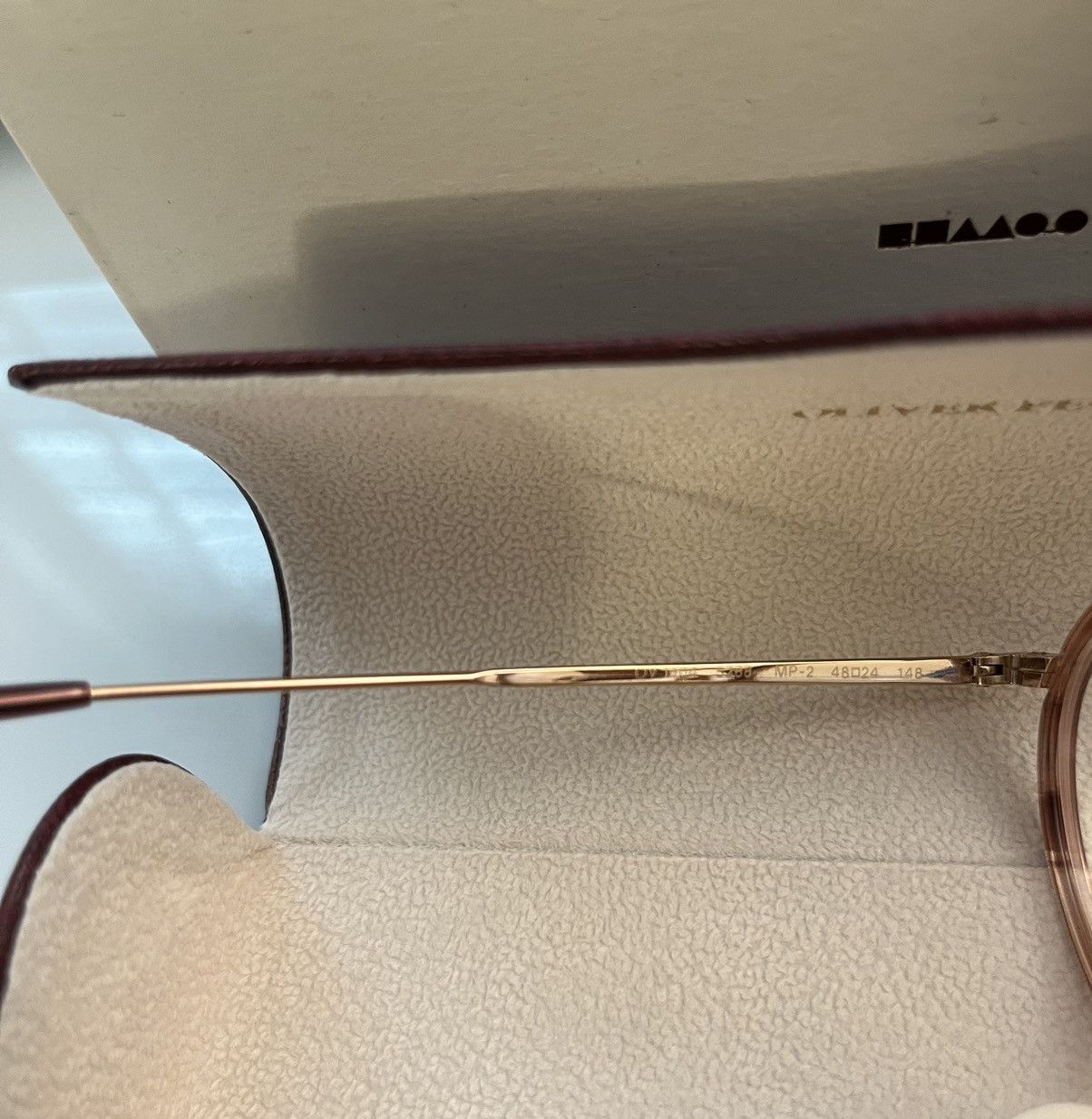 Oliver Peoples OLIVER PEOPLES MP-2 18k Gold Plated MSRP$790 Size ONE SIZE - 13 Thumbnail