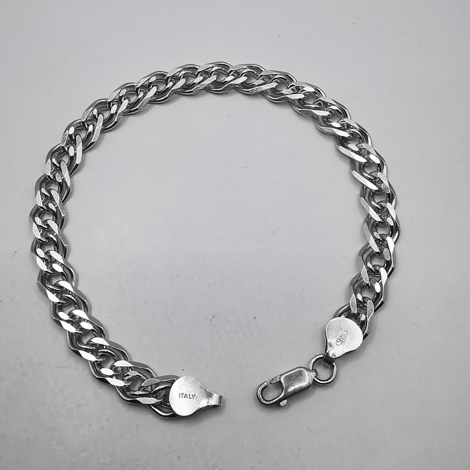 Sterling Silver Vintage Bracelet Jewelry,925 Sterling Silver,Handmade 12,48g Size ONE SIZE - 2 Thumbnail