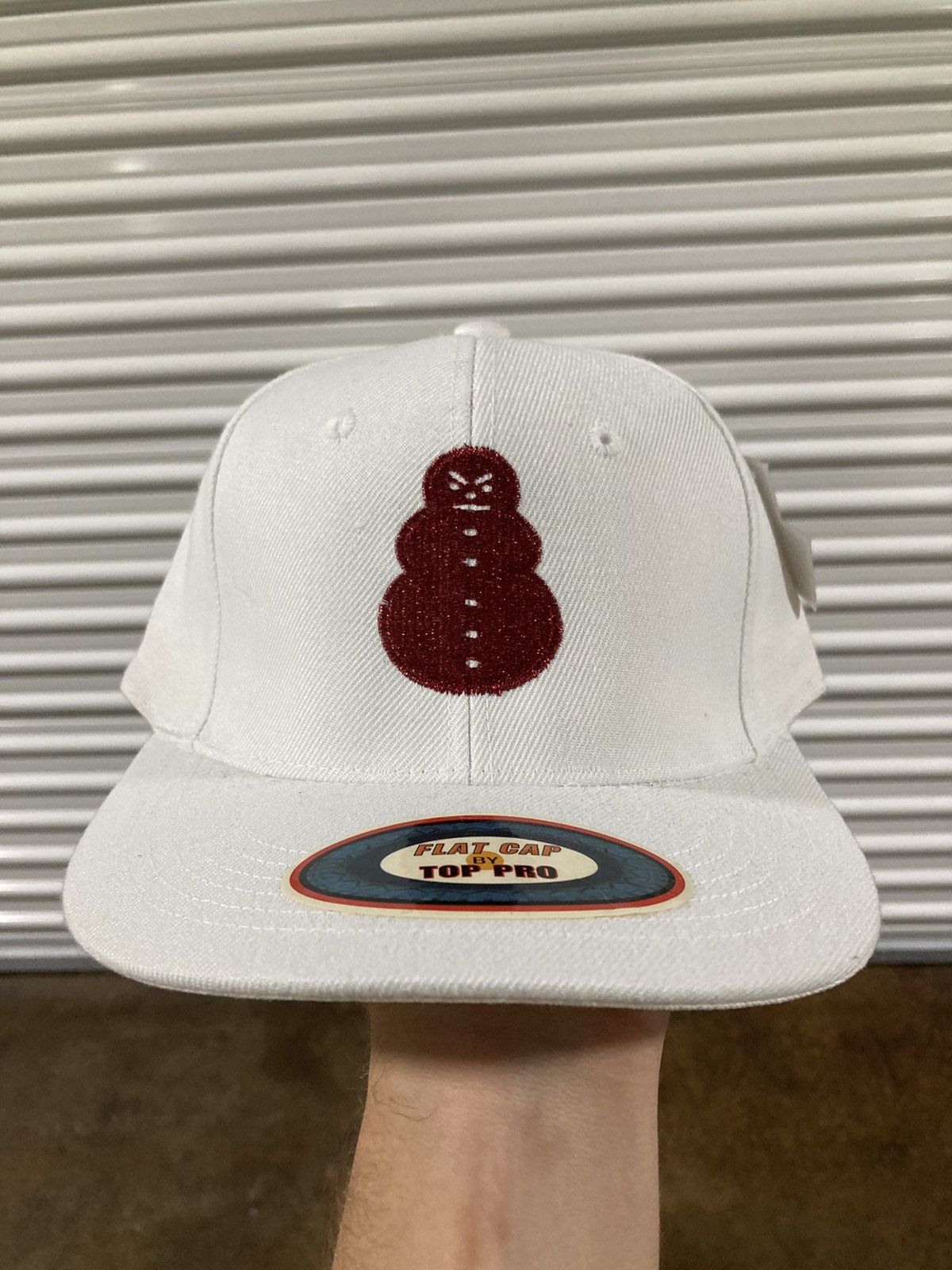 Rap Tees × Vintage Vintage Young Jeezy Snowman 2000s Hip-Hop Fitted Hat 7 1/4 Size ONE SIZE - 1 Thumbnail
