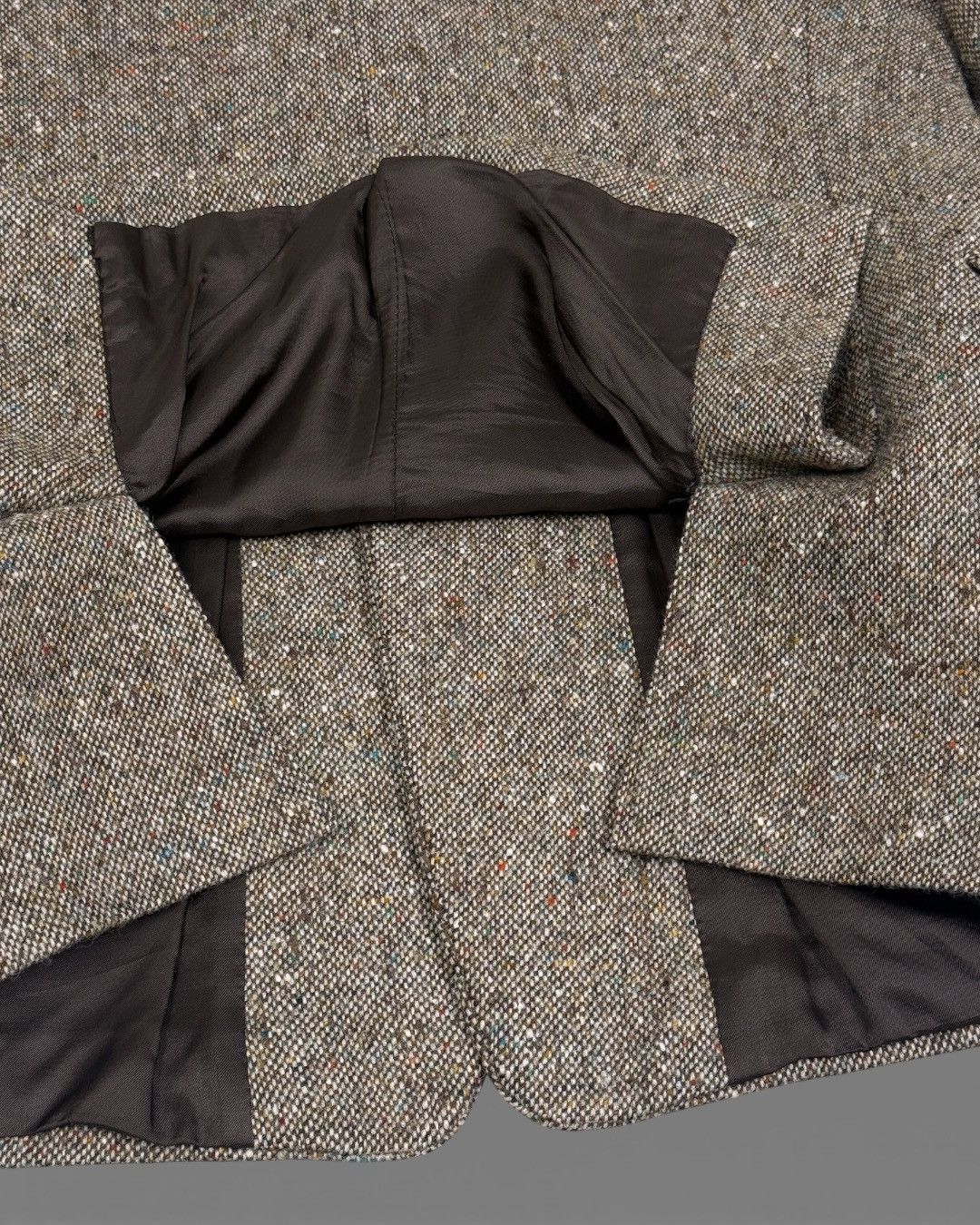 Thierry Mugler Rare 80’s THIERRY MUGLER Tweed Wool Blazer Jacket Size 50R - 14 Thumbnail