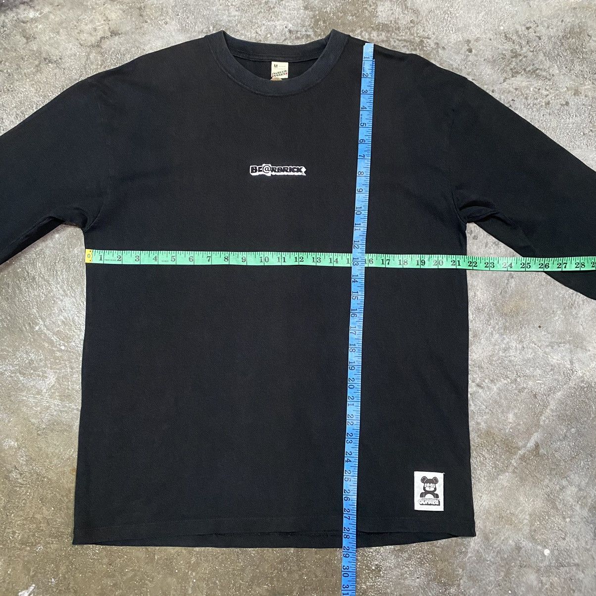 Japanese Brand × Medicom Toy Vintage Bearbrick JunRed Bridgeshiphouse Longsleeve T Shirt Size US M / EU 48-50 / 2 - 14 Thumbnail