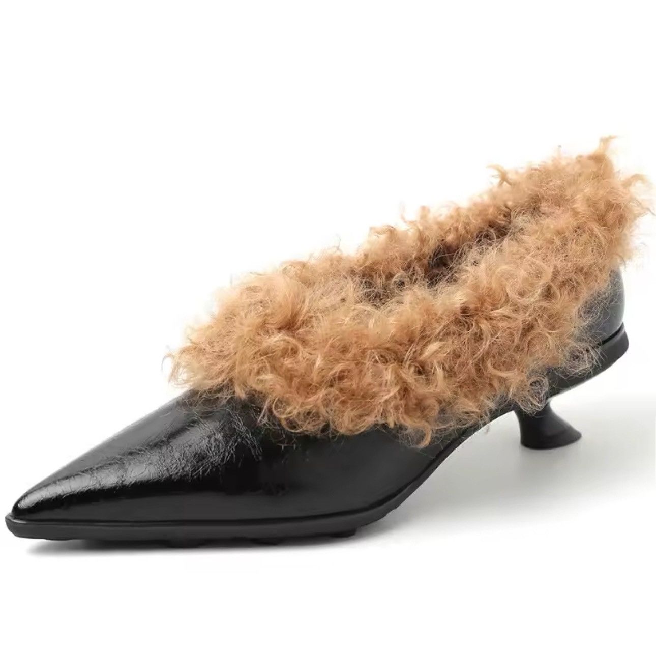 Other Design Warm Winter Charm Women’s Shoes High Heels Size US 8.5 / IT 38.5 - 1 Thumbnail