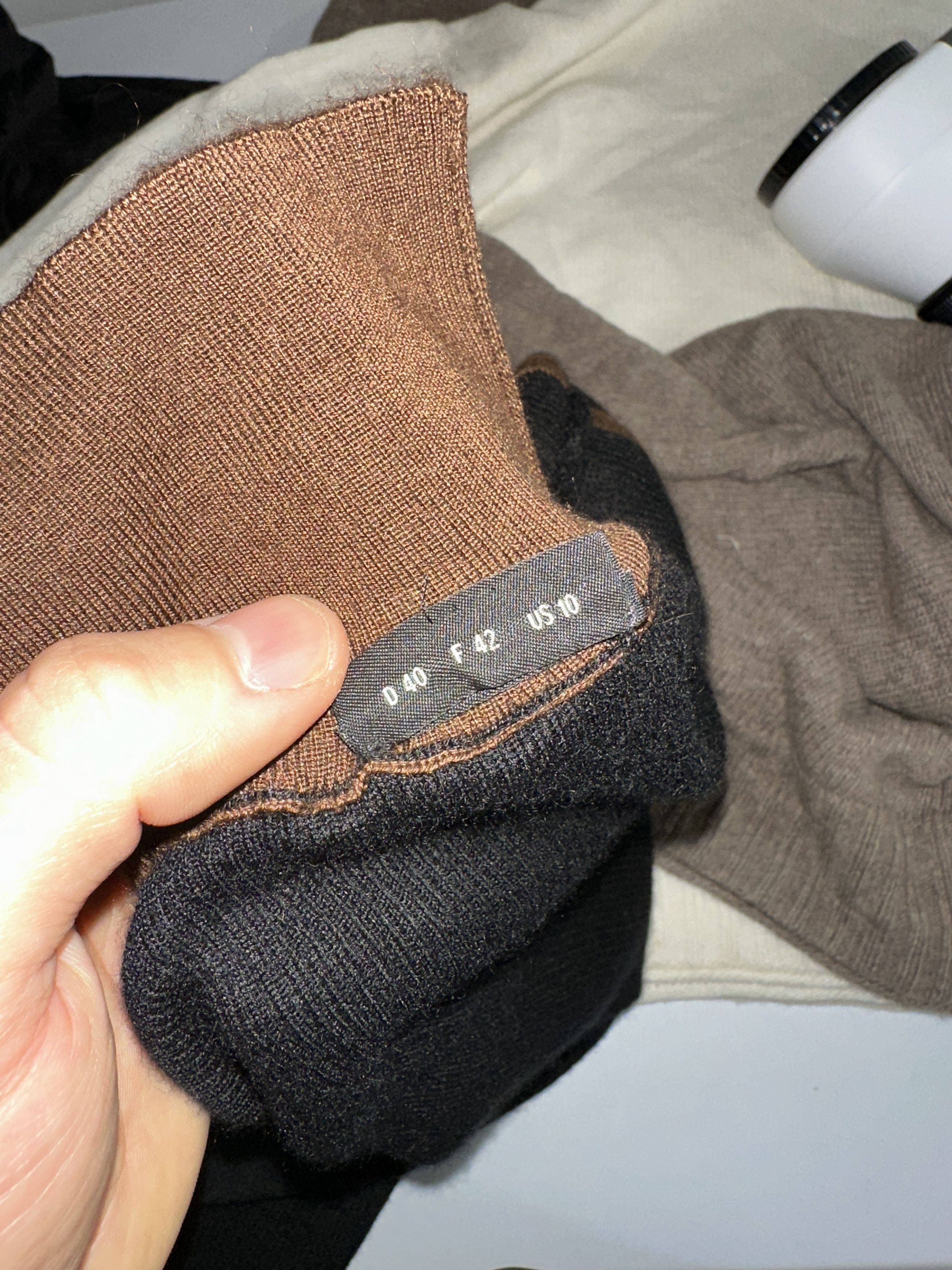 Akris Akris Wool Cashmere Silk Turtleneck Top Black Trim 40 US 10 Size M / US 6-8 / IT 42-44 - 6 Thumbnail
