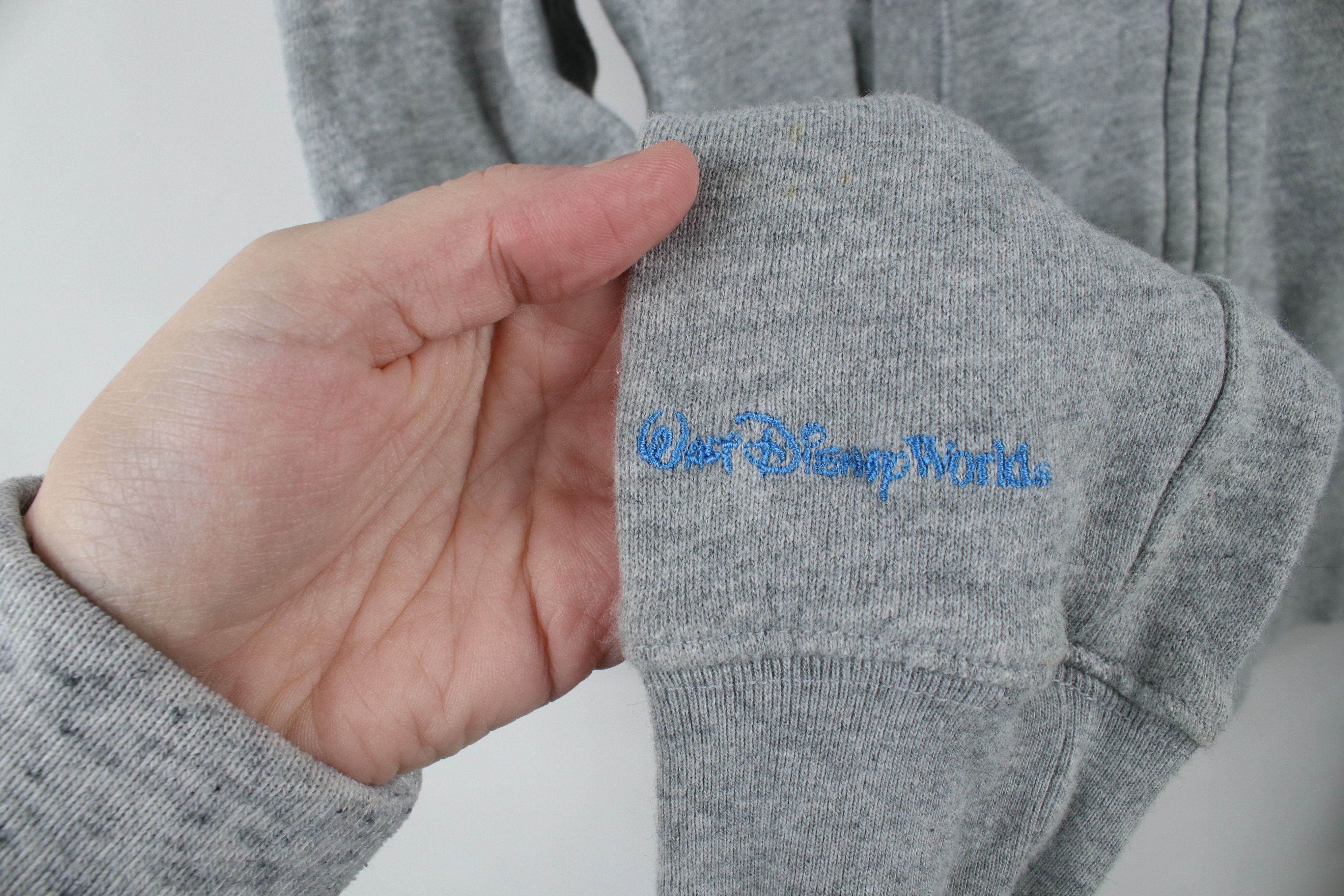 Disney × Vintage Vintage Y2K 2006 Walt Disney World Full Zip Hoodie Gray Size M / US 6-8 / IT 42-44 - 4 Thumbnail