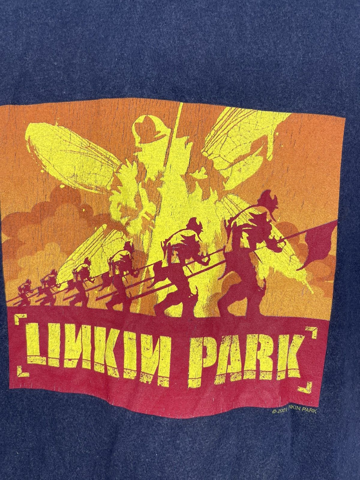 Band Tees Vintage Y2K Linkin Park promo band t shirt Size US L / EU 52-54 / 3 - 4 Thumbnail