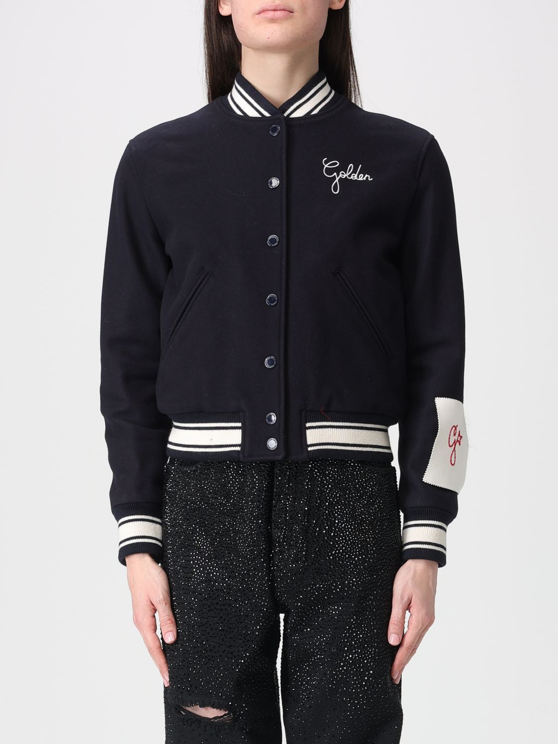 Golden Goose Golden Goose Jacket Woman Blue Size XS / US 0-2 / IT 36-38 - 1 Thumbnail