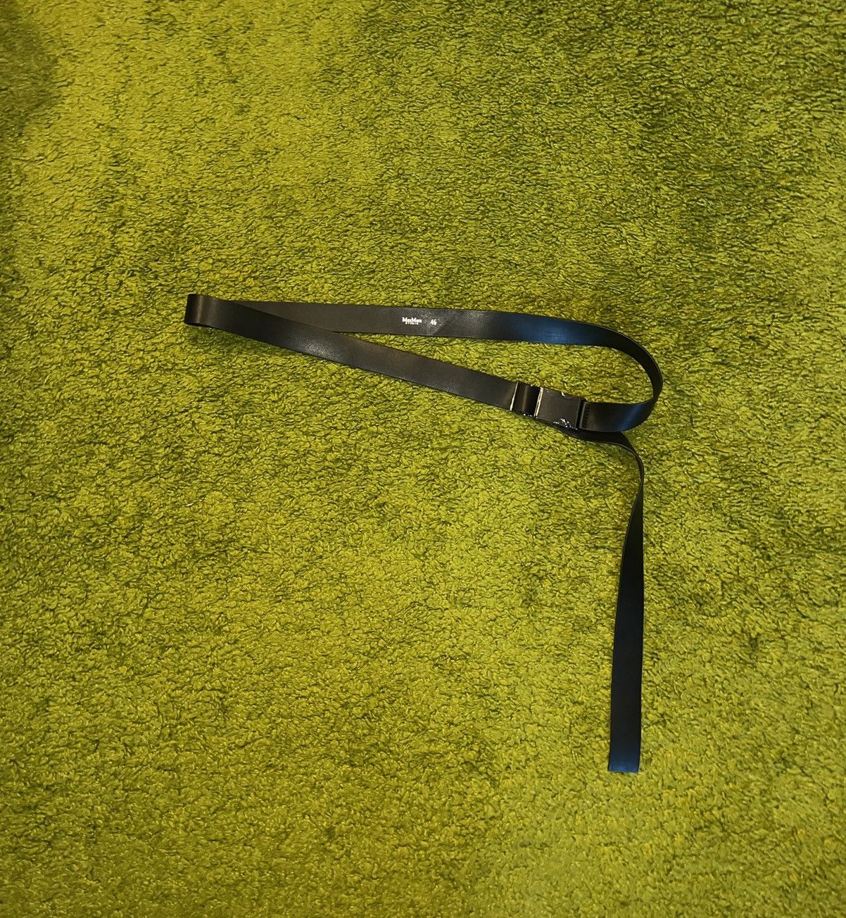 Max Mara Max Mara Studio real soft leather fastex long belt black Size ONE SIZE - 8 Thumbnail