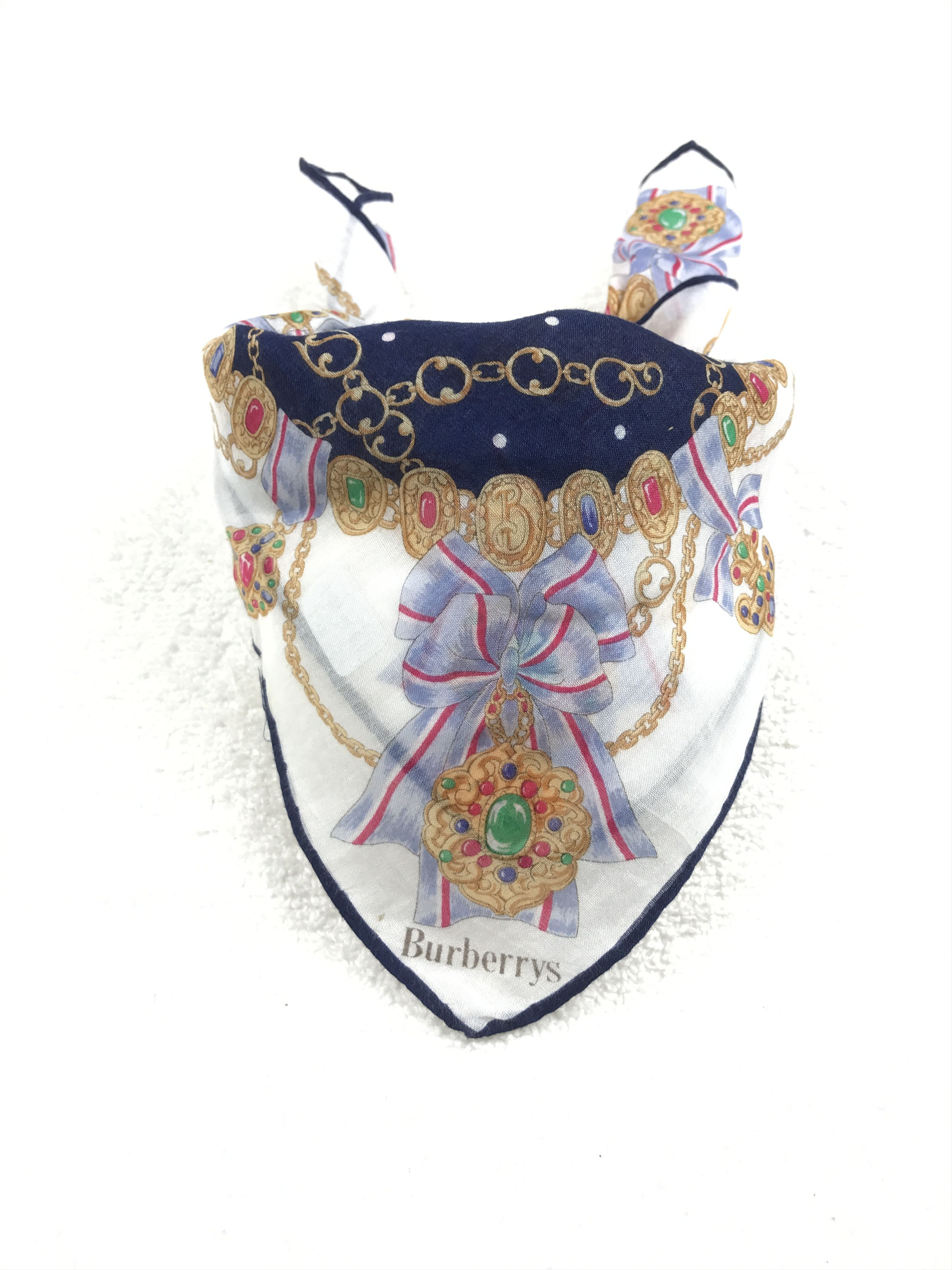Burberry × Vintage Vintage Burberry Bandana Neckerchief Handkerchief Size ONE SIZE - 3 Thumbnail