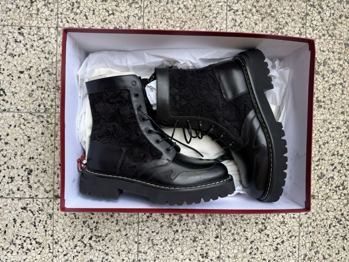 Salvatore Ferragamo BNWT FERRAGAMO Men Luri Lace Up Combat Boots $1395 Size 9.5 Size US 9.5 / EU 42-43 - 1 Thumbnail