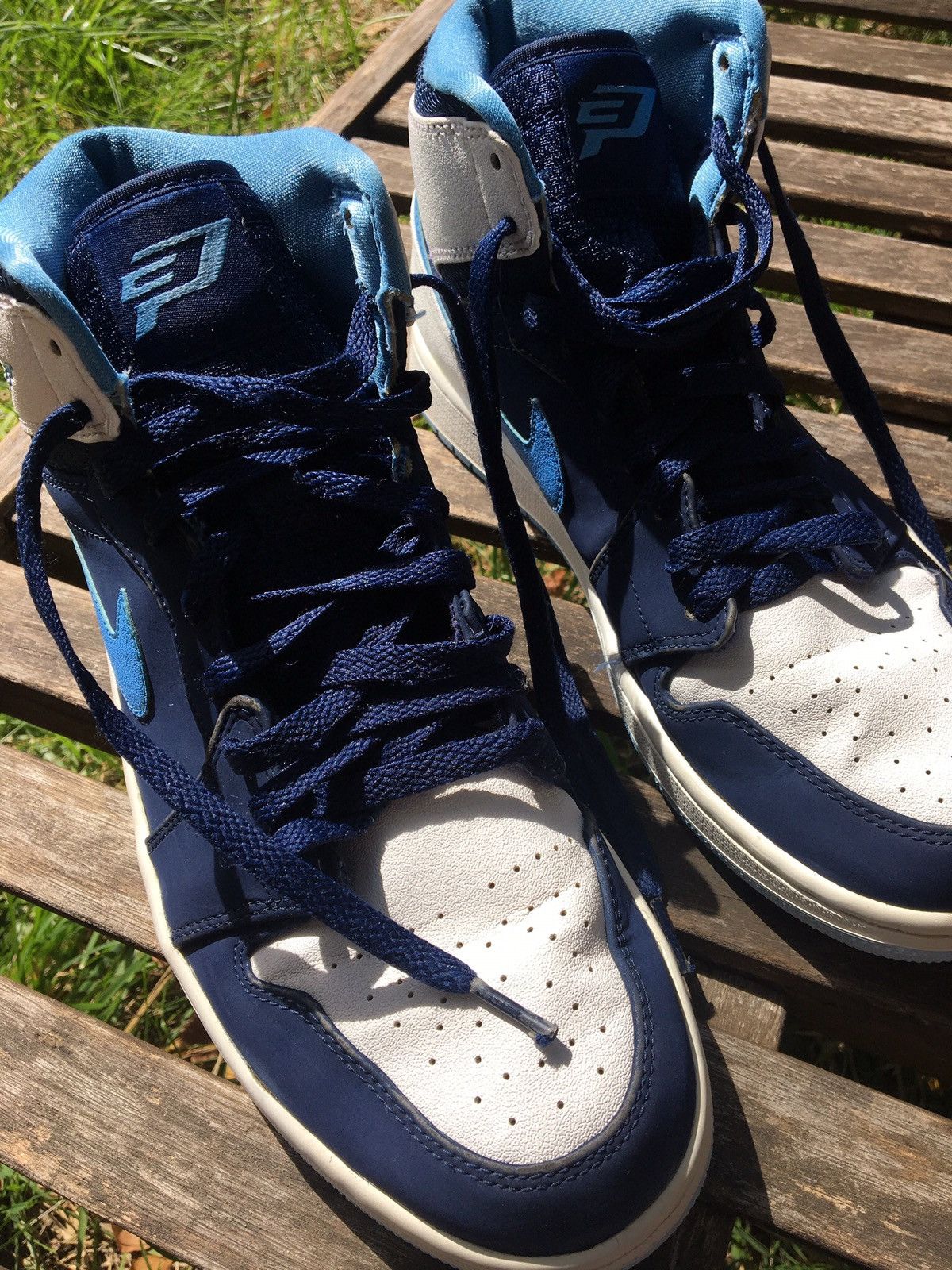 Jordan Brand DeadStock!!Used Jordan1 Retro CP3 OG Midnight Blue2014 US9,5 Size US 9.5 / EU 42-43 - 7 Thumbnail