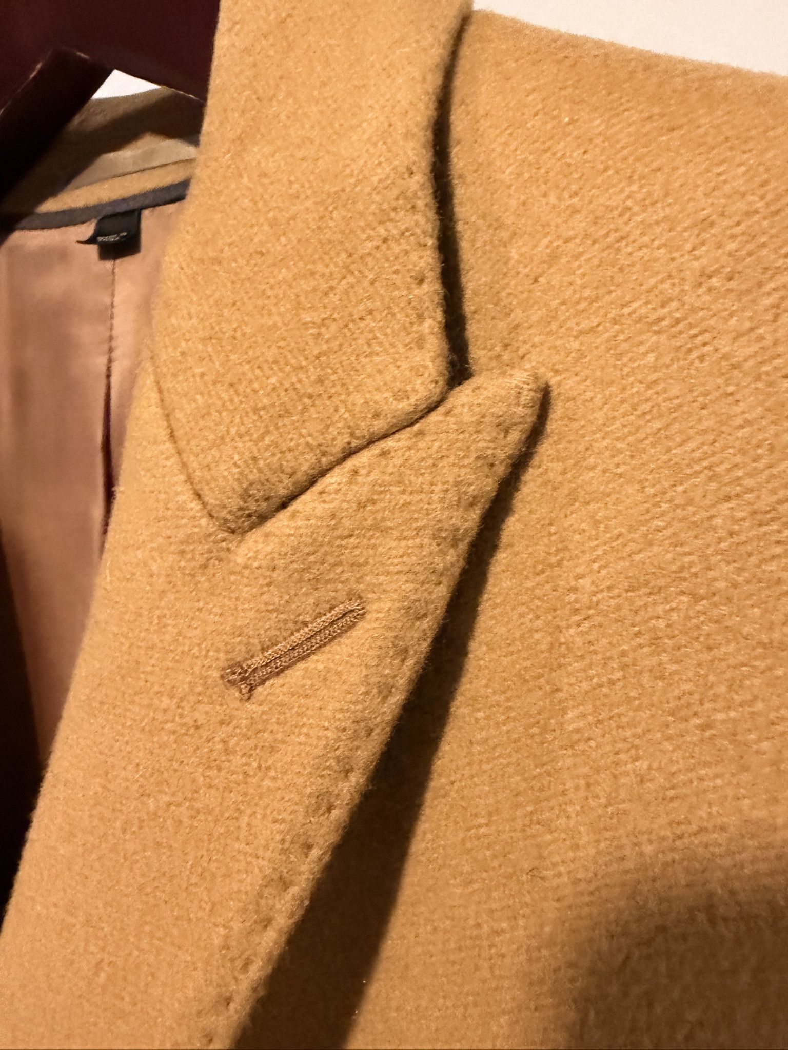 J.Crew J. Crew Camel Peak Lapel Topcoat Size US S / EU 44-46 / 1 - 3 Thumbnail