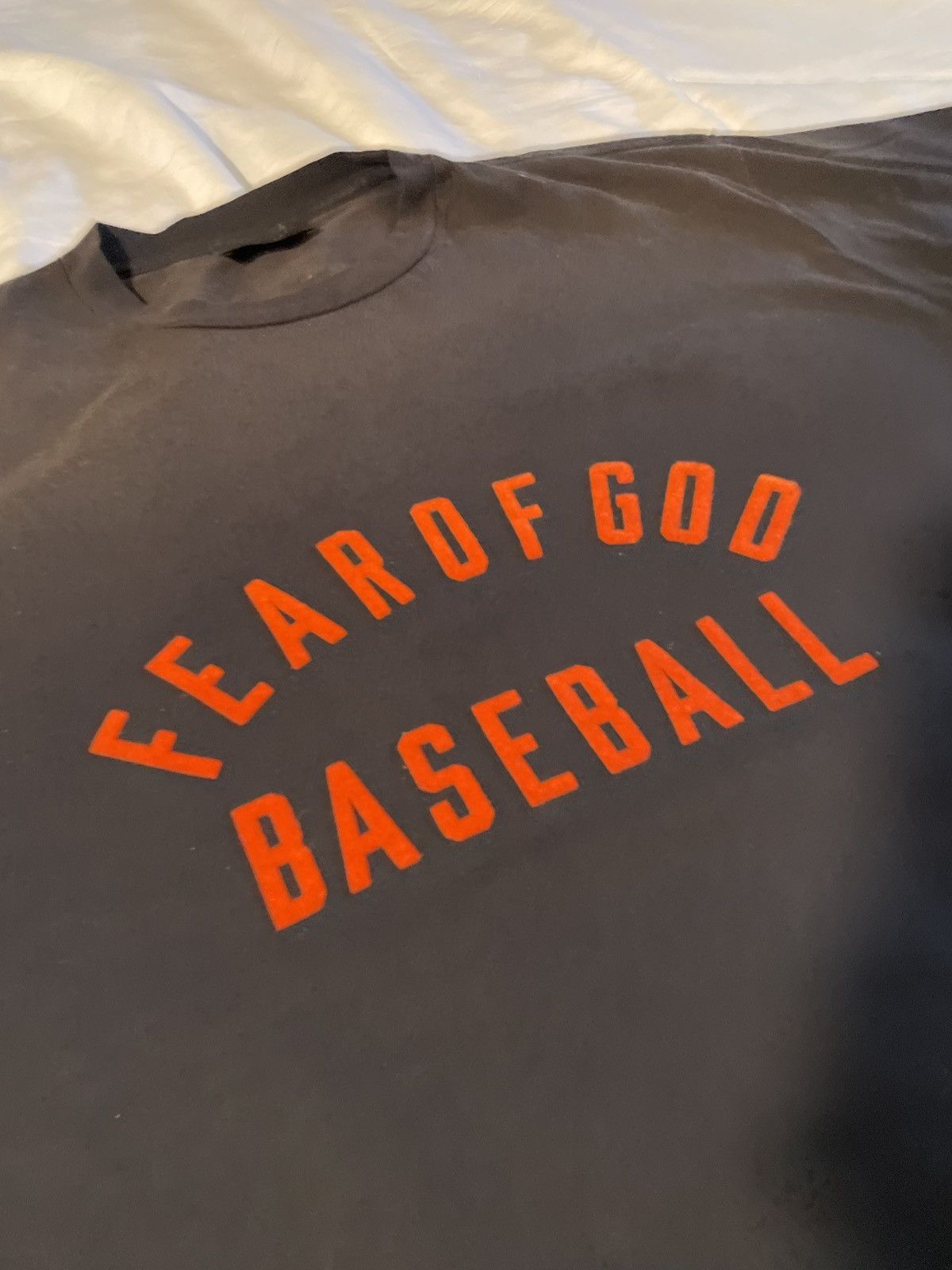 Fear of God Fear of god Baseball T Shirt Black - Collection 7 Size US XL / EU 56 / 4 - 2 Thumbnail
