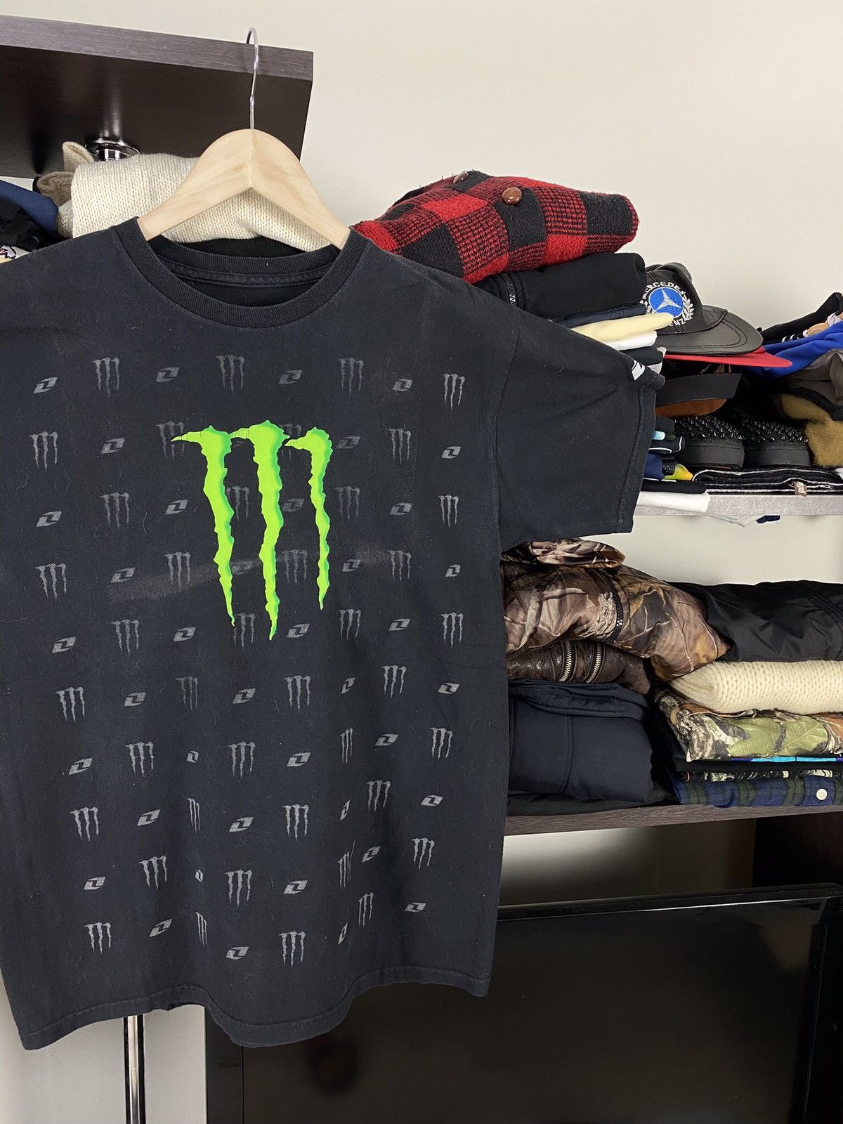 Japanese Brand Vintage Tee Shirt Energy Monster Big Logo Y2k Japan Style Size US M / EU 48-50 / 2 - 4 Thumbnail