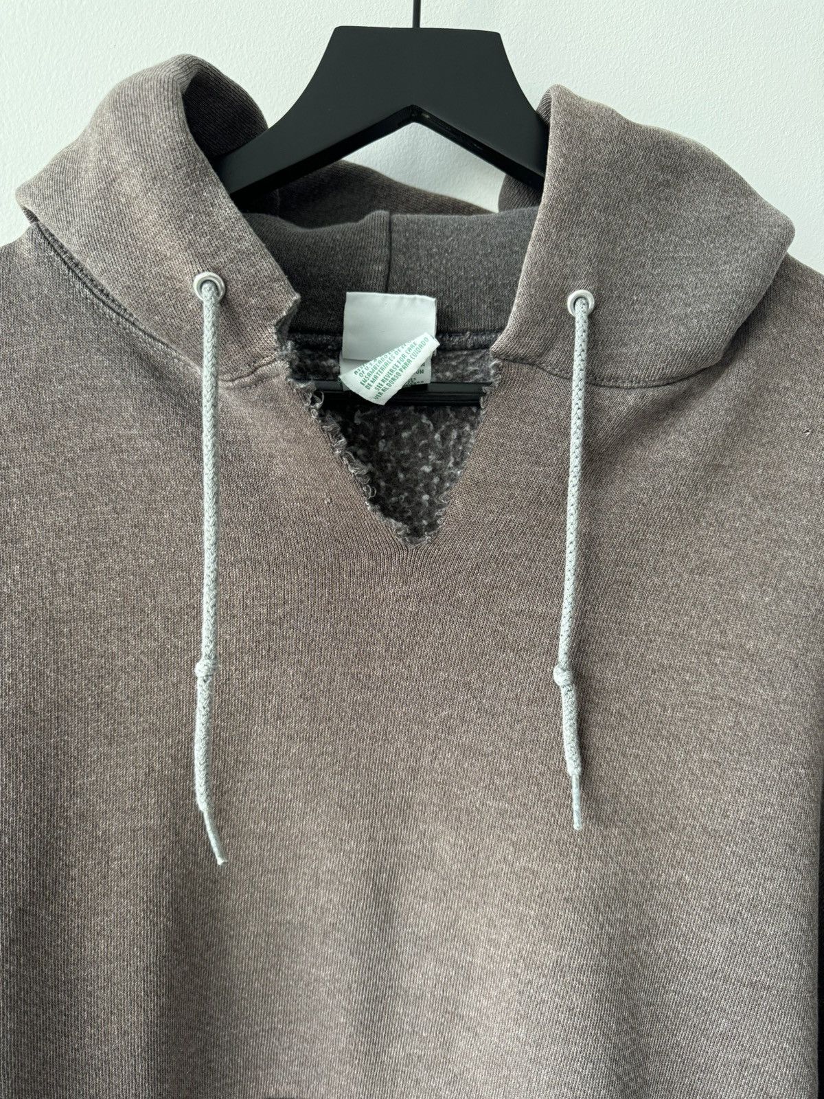 Vintage VINTAGE 90s FADED BROWN HOODIE THRASHED OVERSIZED BOXY Size US XL / EU 56 / 4 - 2 Thumbnail