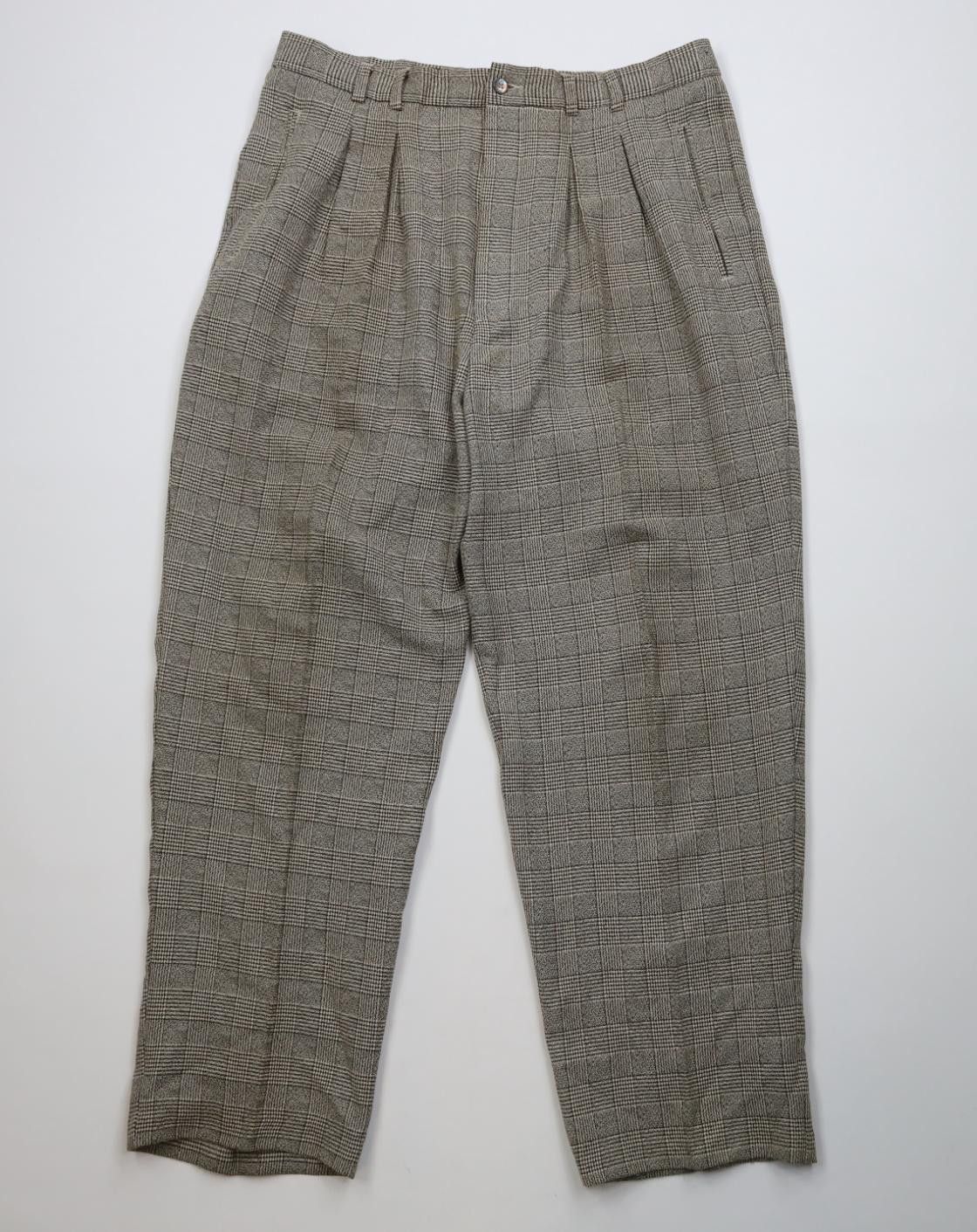 Vintage Vintage 90s Hollywood Regency High Waist Wide Leg Pants Size US 38 / EU 54 - 1 Thumbnail