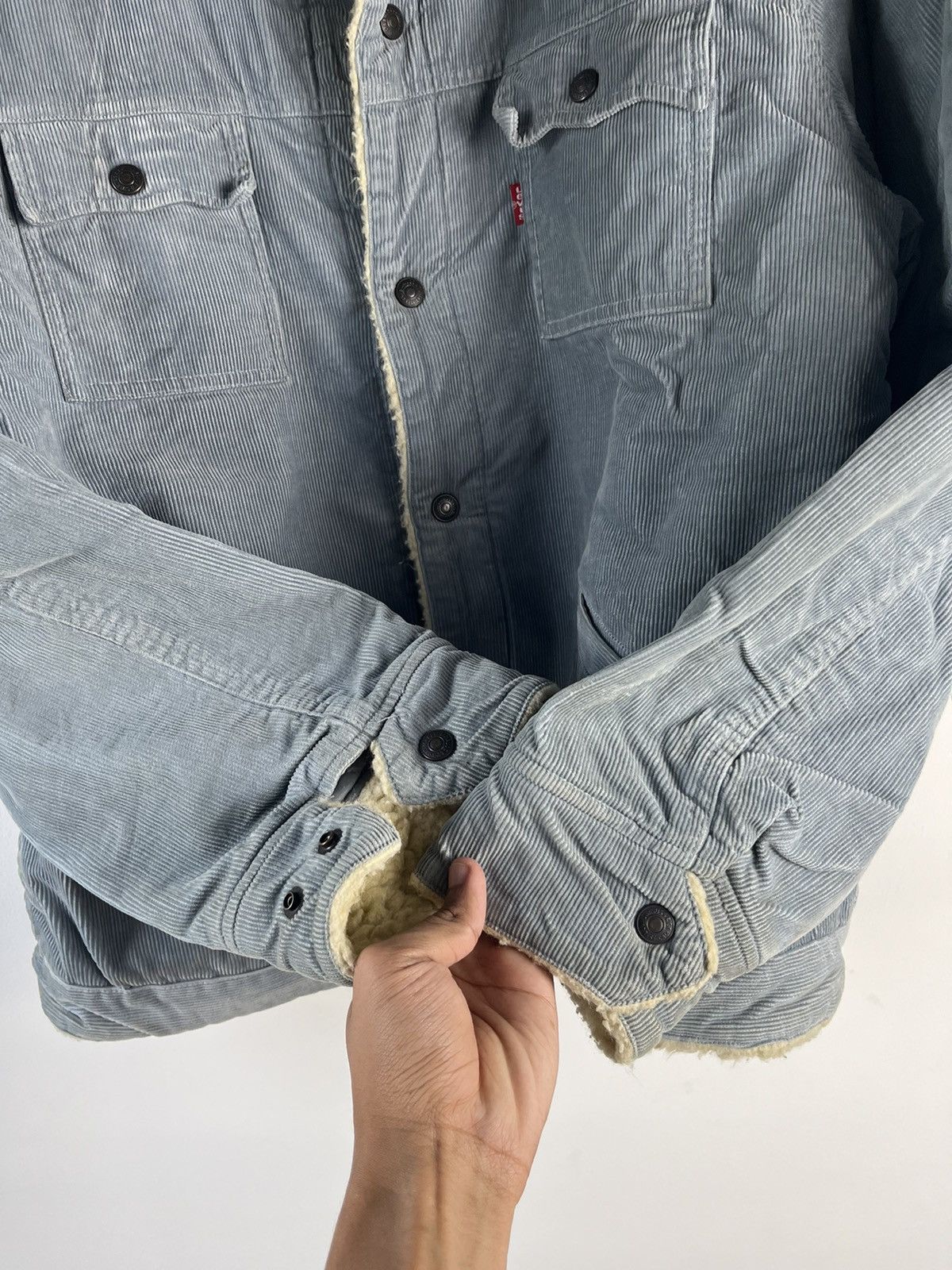If Six Was Nine × Levi's Levi's Fur Corduroy Jacket Size US L / EU 52-54 / 3 - 6 Thumbnail