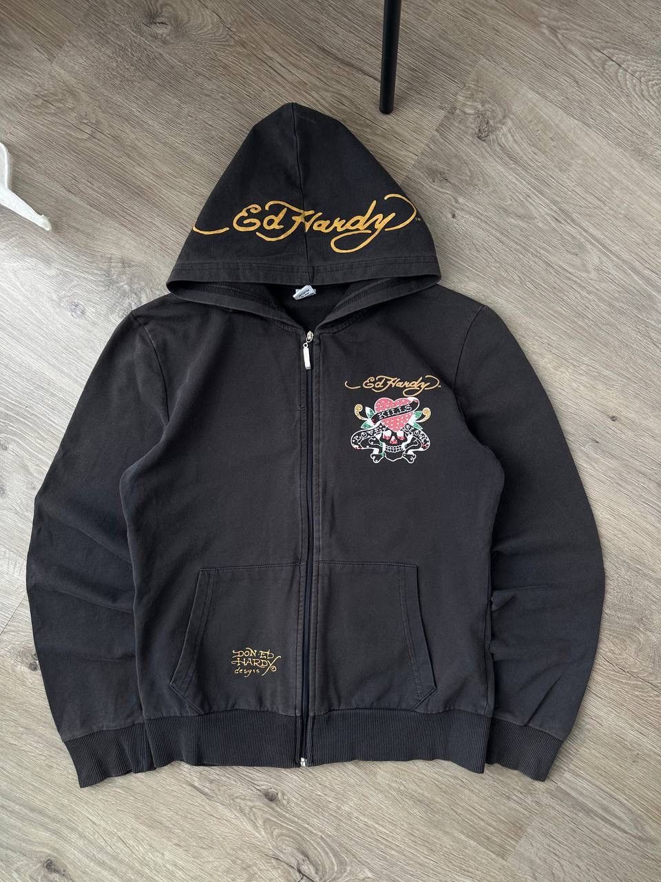 Ed Hardy Vintage Ed Hardy Christian Audigier W’S Hoodie Size S / US 4 / IT 40 - 6 Thumbnail