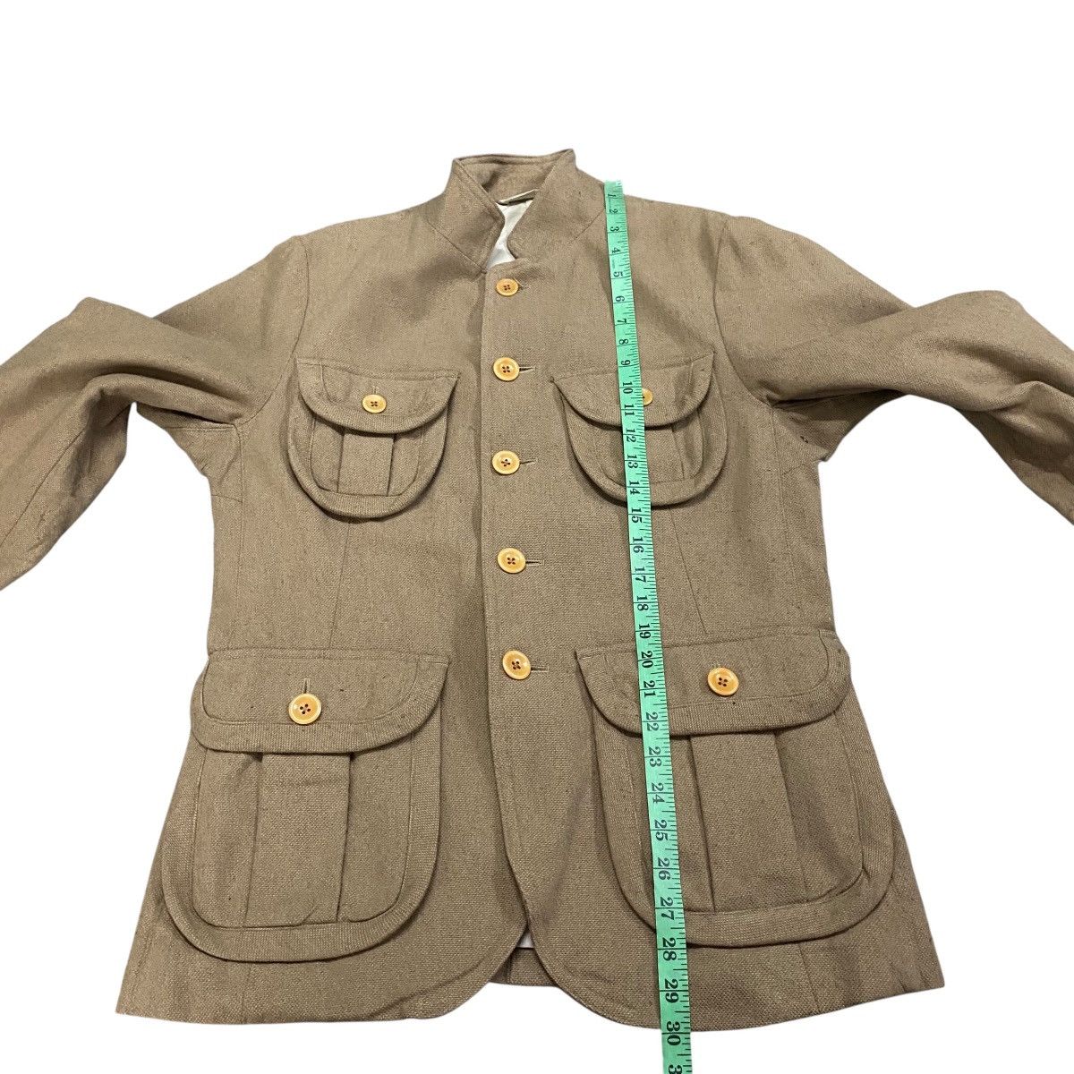 Japanese Brand Soutiencol Wool Button Jacket Size 3 (M) Brown Colour Size US M / EU 48-50 / 2 - 12 Thumbnail