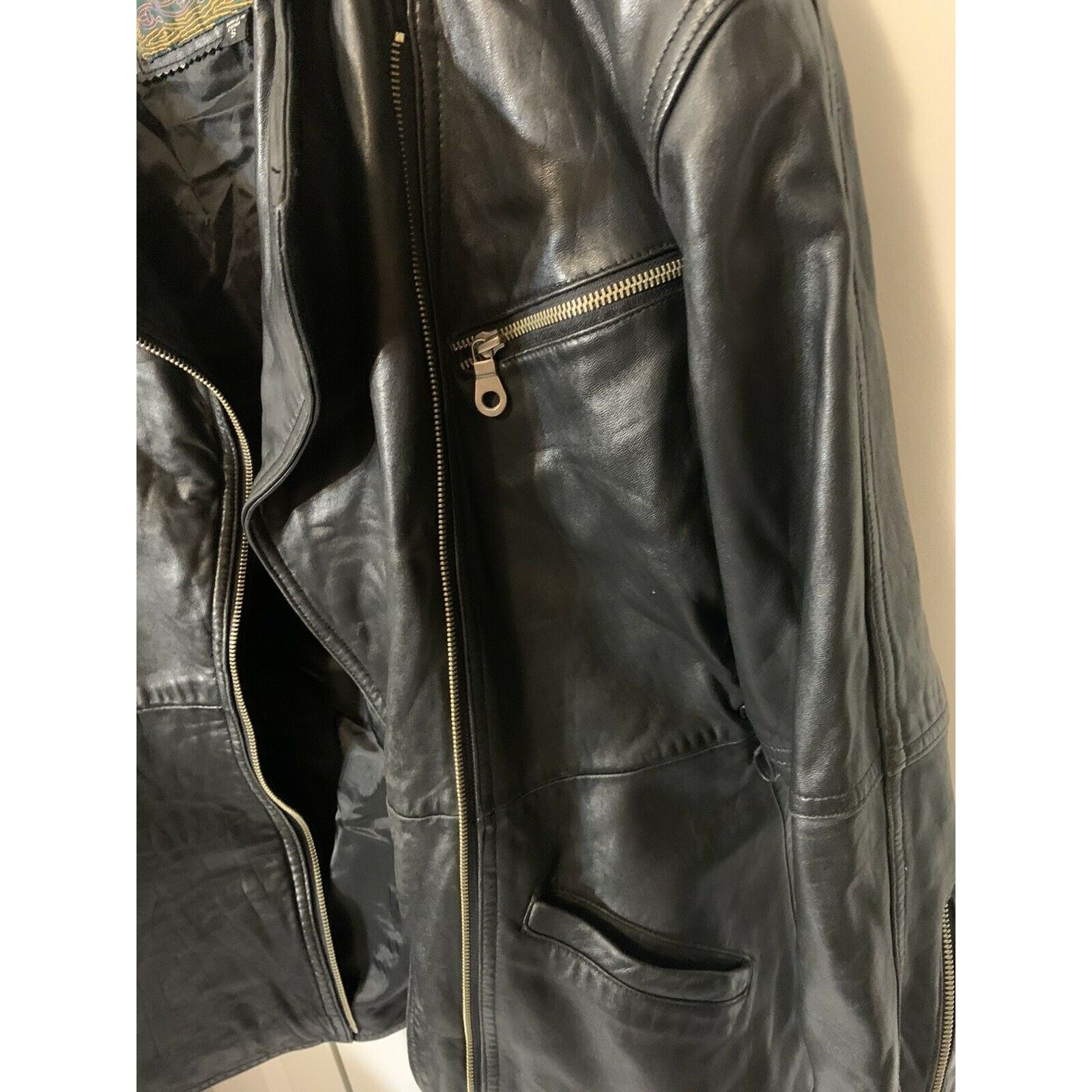 Vintage Vtg Miropa Black Leather Jacket Men’s Sz S Size US S / EU 44-46 / 1 - 6 Thumbnail