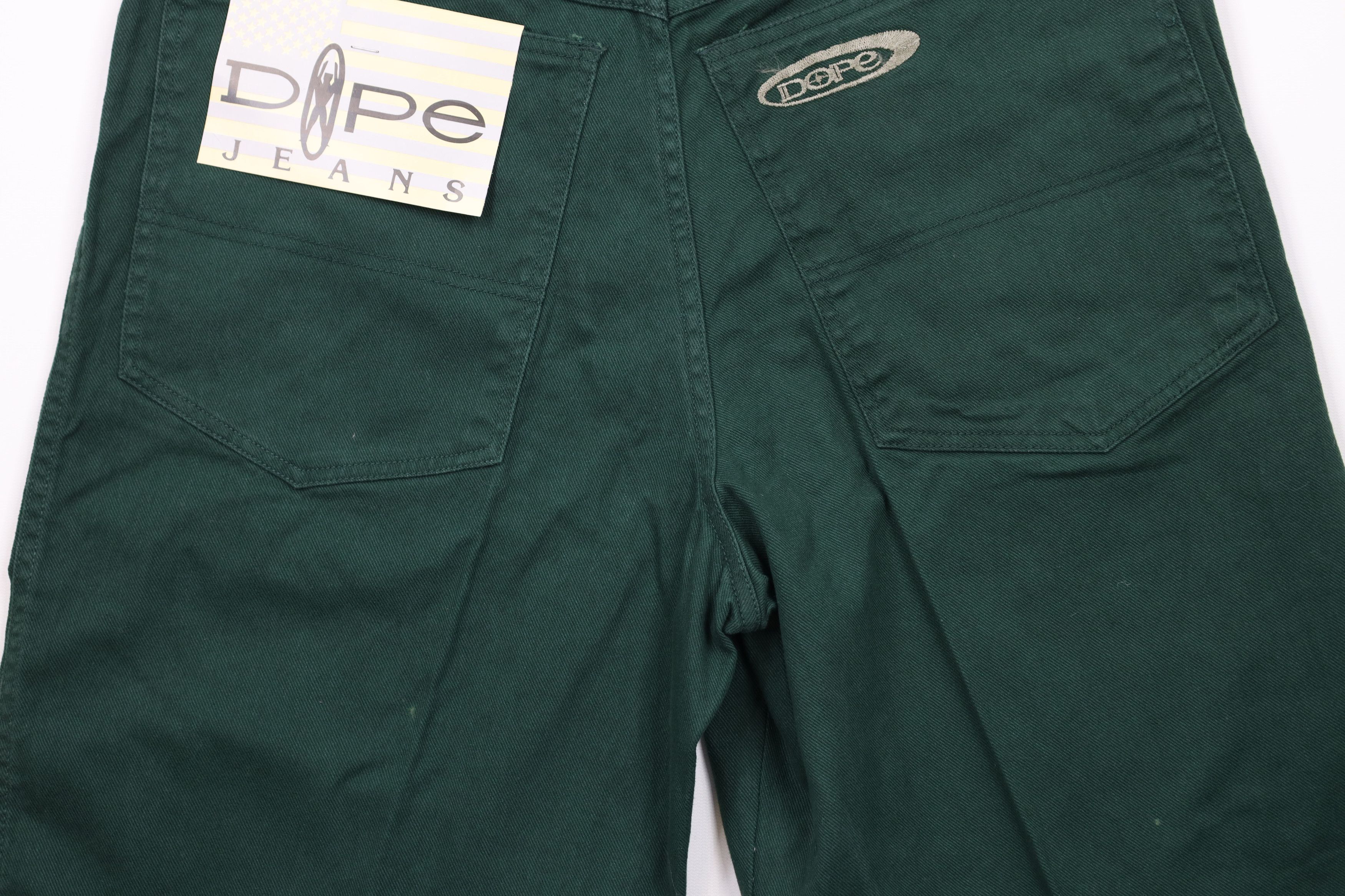 Vintage Deadstock Vintage 90s Streetwear Denim Shorts Jorts Green Size US 34 / EU 50 - 12 Thumbnail