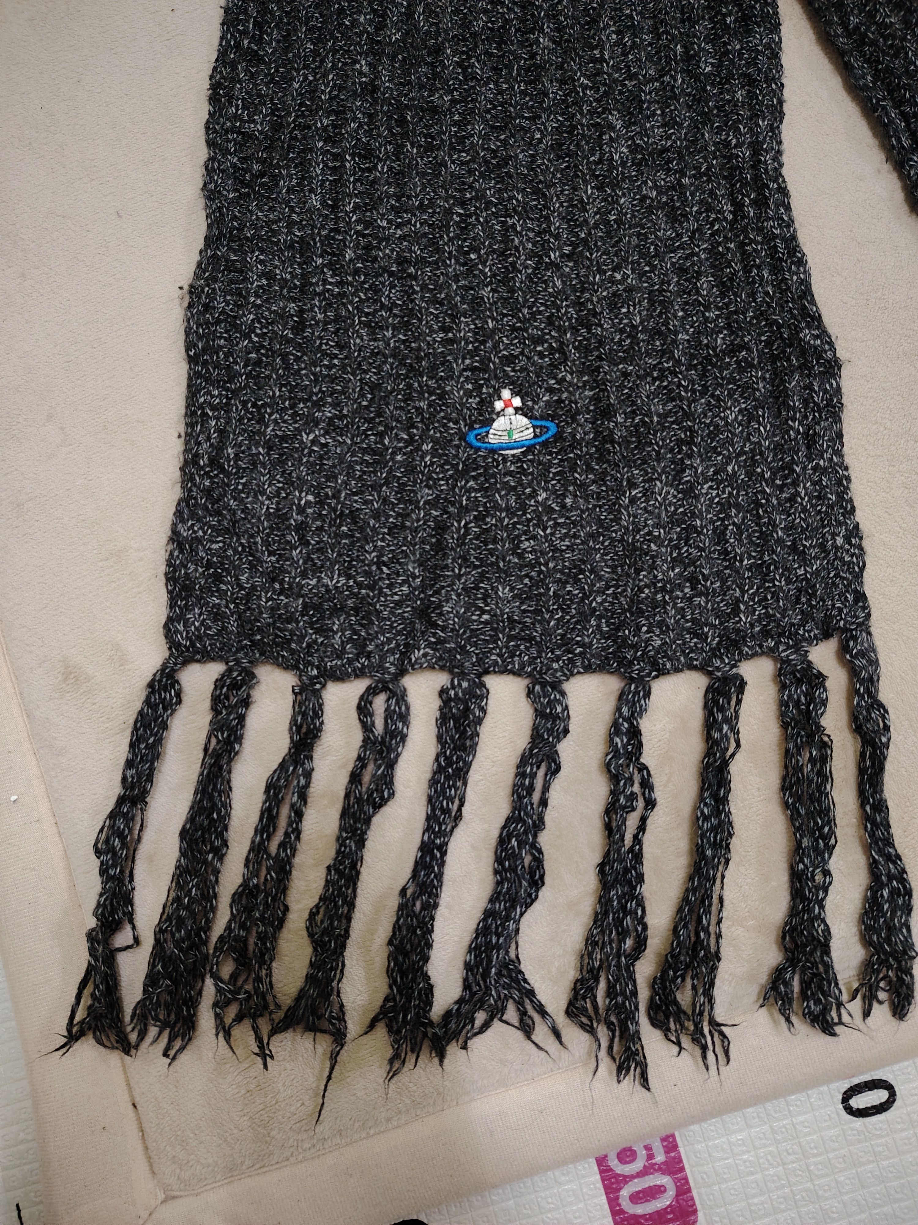 Vivienne Westwood Vivienne Westwood Knit Cashmere Scarf / Muffler / Neckwear Size ONE SIZE - 5 Thumbnail