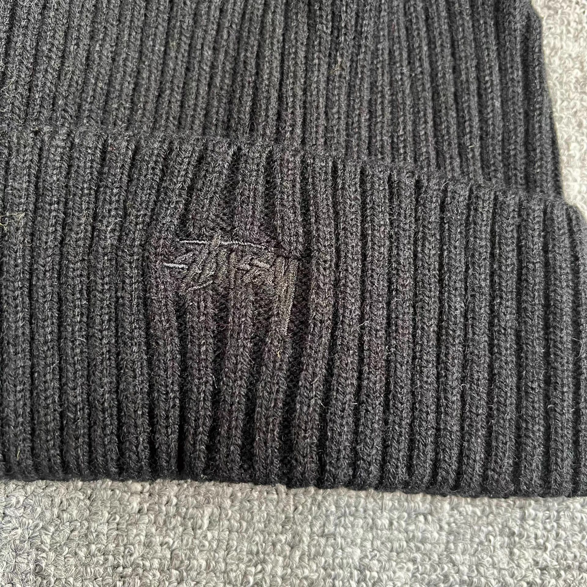 Stussy Stussy Solid Color Embroidered Logo Knitted Beanie Q7 Size ONE SIZE - 8 Thumbnail