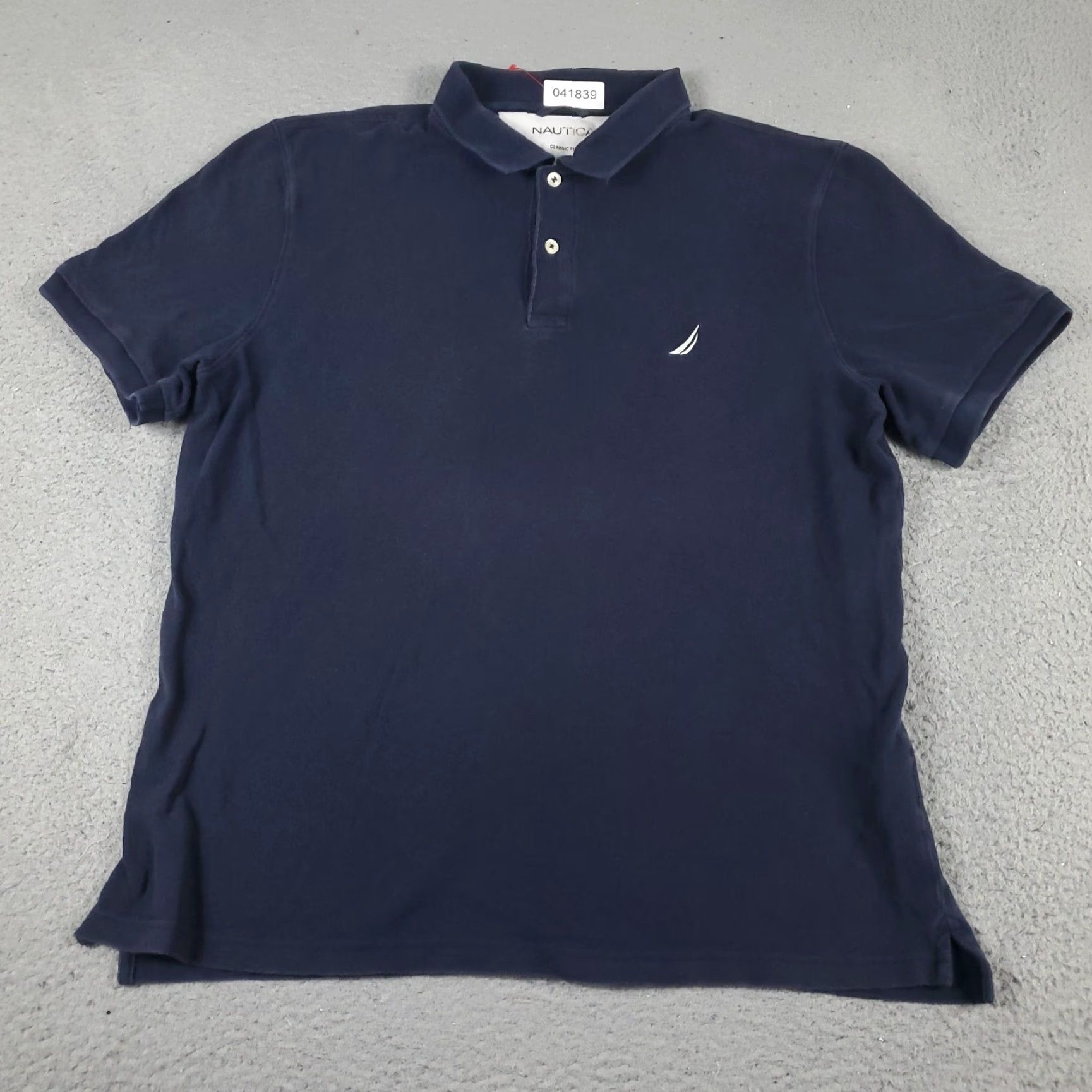 Nautica VINTAGE Nautica Polo Shirt Mens Large Blue Golf Casual Short Sleeve Adult Size US L / EU 52-54 / 3 - 2 Thumbnail