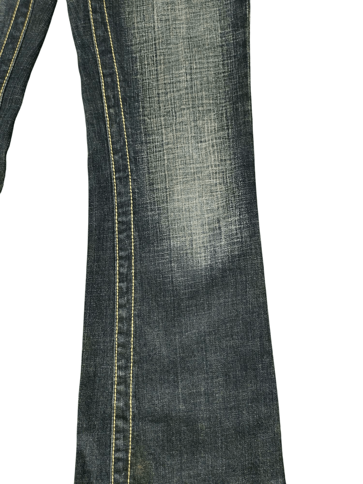 Japanese Brand Flare Jeans Camel Road Japan Faded Low Rise Denim Bootcut Size US 29 - 6 Thumbnail
