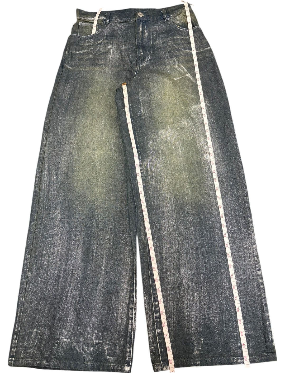 Fubu Vintage Japanese Brand Ultra Wide Baggy Jeans Size 30" / US 8 / IT 44 - 7 Thumbnail