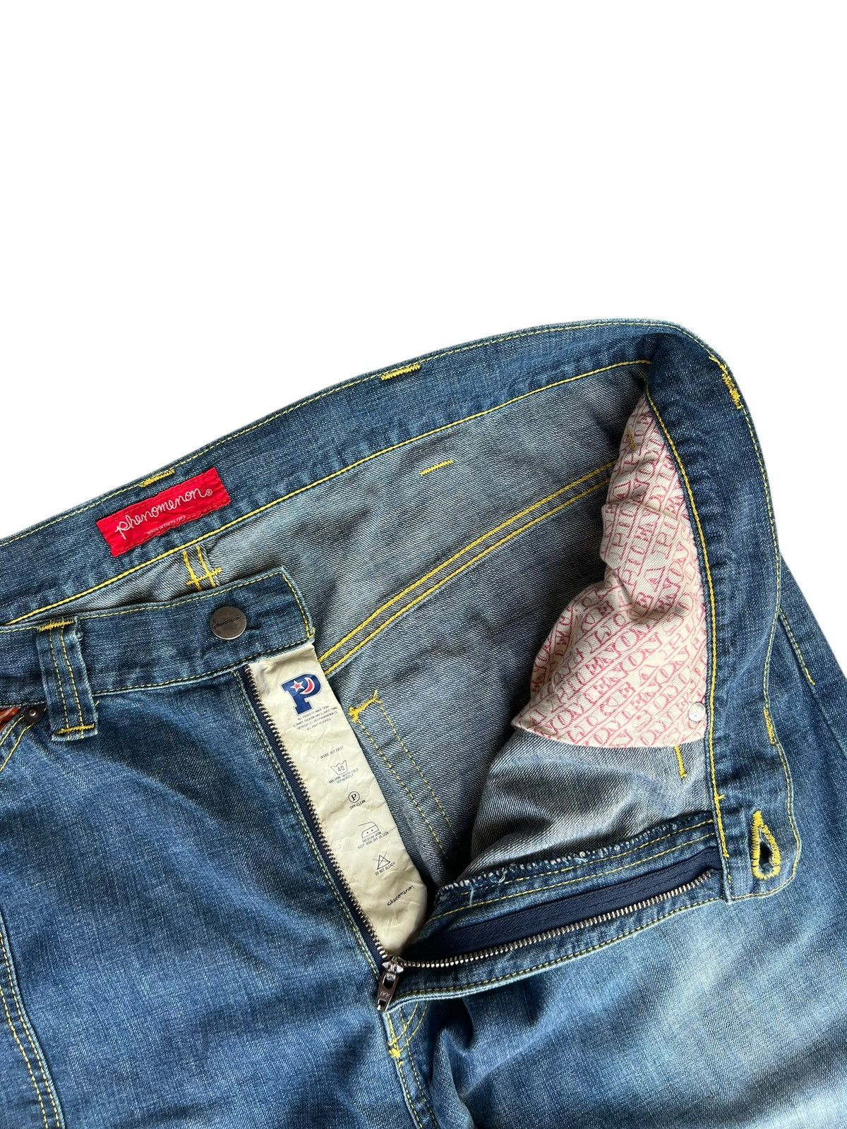 Japanese Brand × PHENOMENON Japan Brand Phenomenon Paisley Design Baggy Loose Jeans Size US 38 / EU 54 - 8 Thumbnail