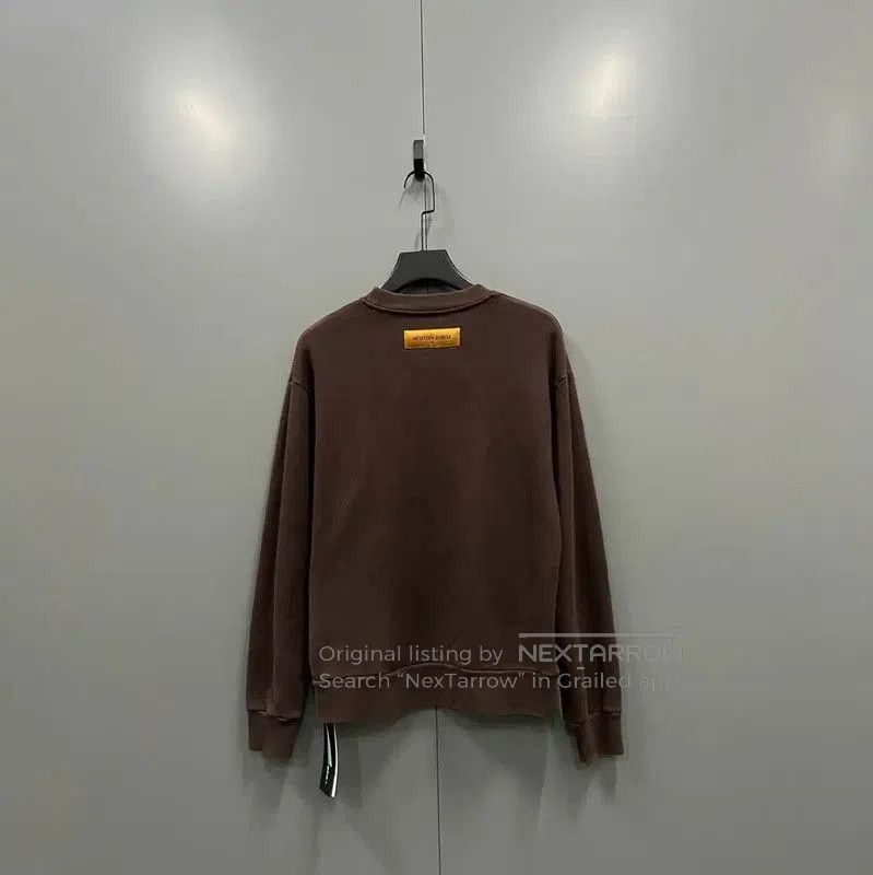 Louis Vuitton Louis Vuitton Brown Logo Cotton Long Sleeve Sweatshirt . Size US S / EU 44-46 / 1 - 3 Thumbnail
