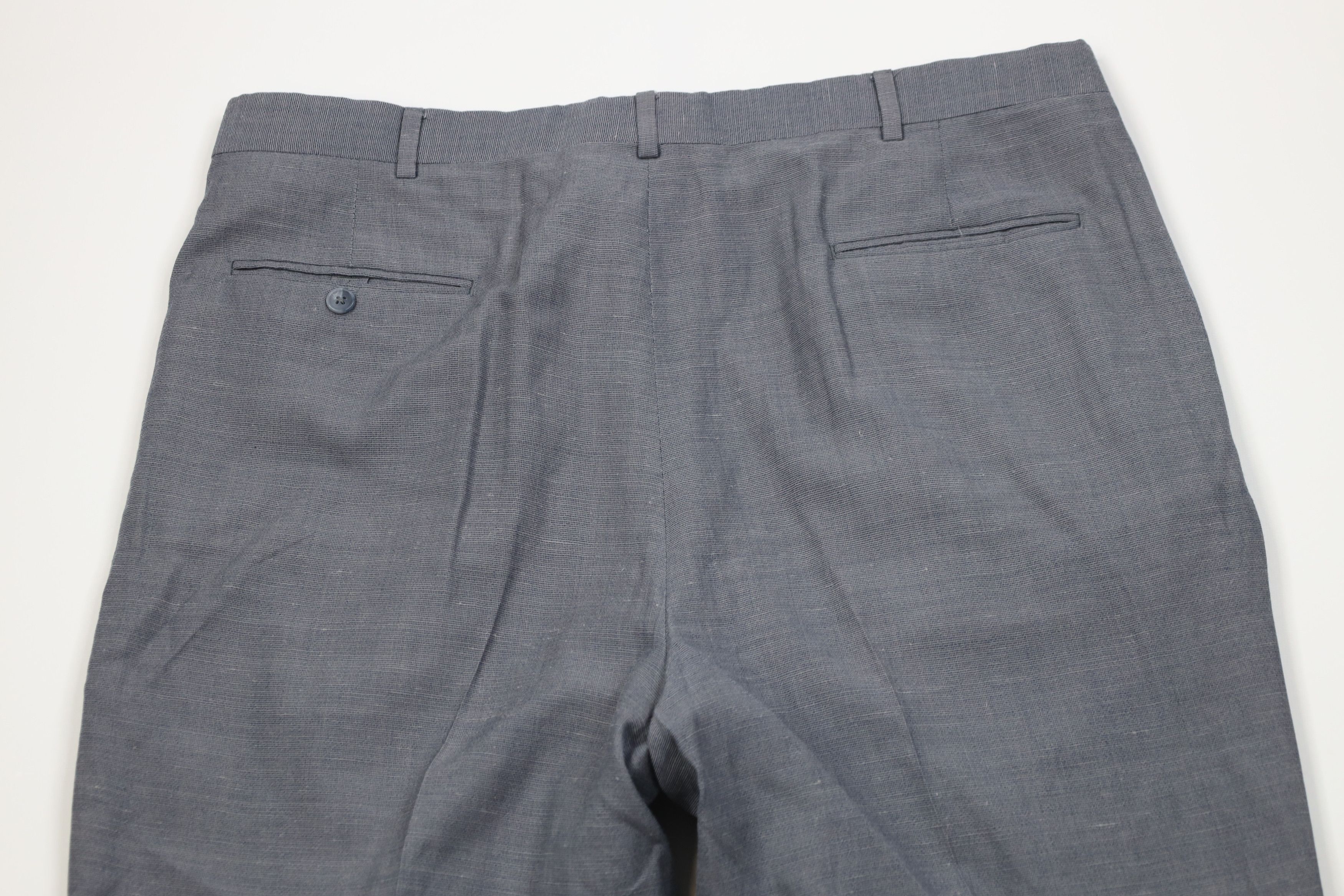 Lands' End Vintage 90s Lands End Wool Linen Wide Leg Chino Pants USA Size US 38 / EU 54 - 10 Thumbnail