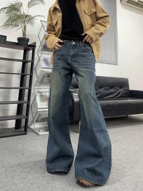 Jean Kimura x Ezaki Faded Baggy Denim Jeans Wide Leg Size US 32 / EU 48 - 5 Thumbnail