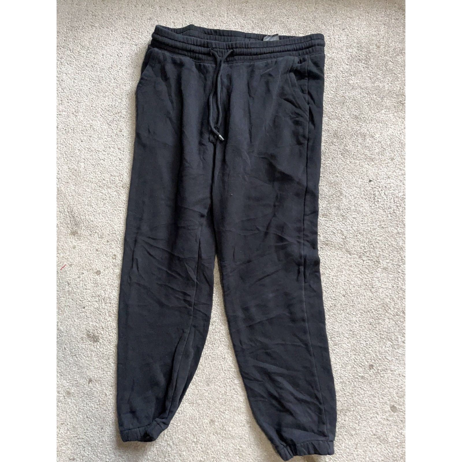 H&M H&M High Waisted Casual Joggers Black Sweatpants Womens Medium Size 32" / US 10 / IT 46 - 2 Thumbnail