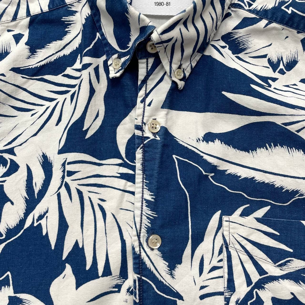 Our Legacy Our Legacy 1980-81 Floral Indigo Long Sleeve Shirt Size S Size US S / EU 44-46 / 1 - 12 Thumbnail