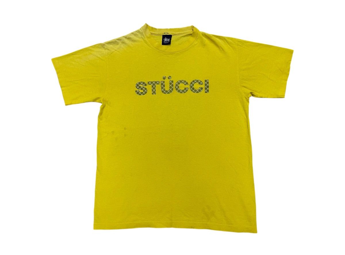 90s USA製 old stussy STUCCI 90's Stussy Stucci Vintage T Shirt – First Times Worldwide