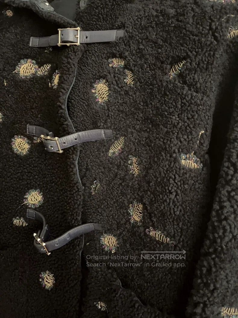 Valentino Valentino Heavy embroidered fur jacket Size S / US 4 / IT 40 - 3 Thumbnail