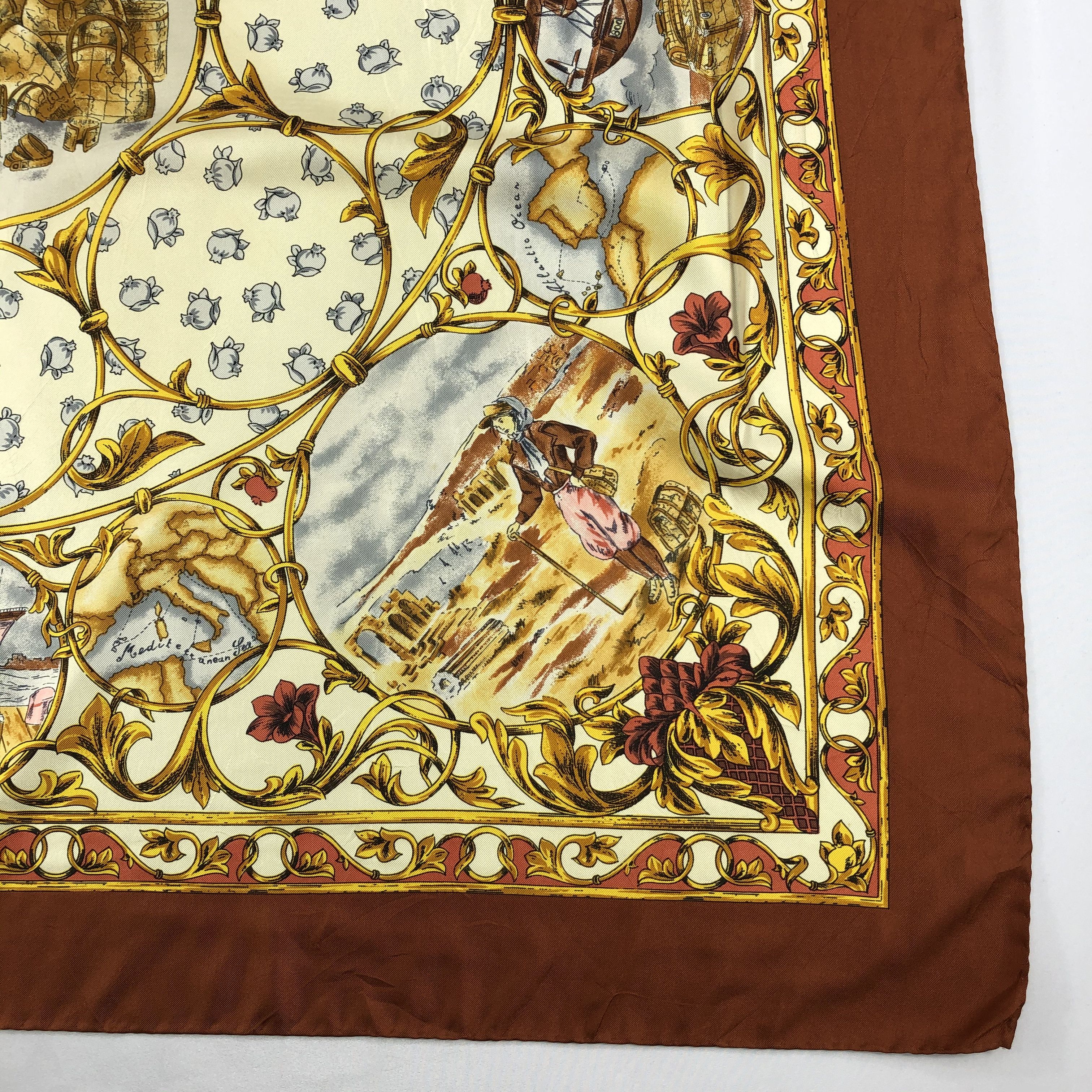 Alviero Martini Vintage Alviero Martini Silk Scarf Size ONE SIZE - 4 Thumbnail