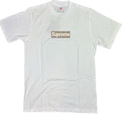 Supreme Burberry Box Logo Tee | Grailed