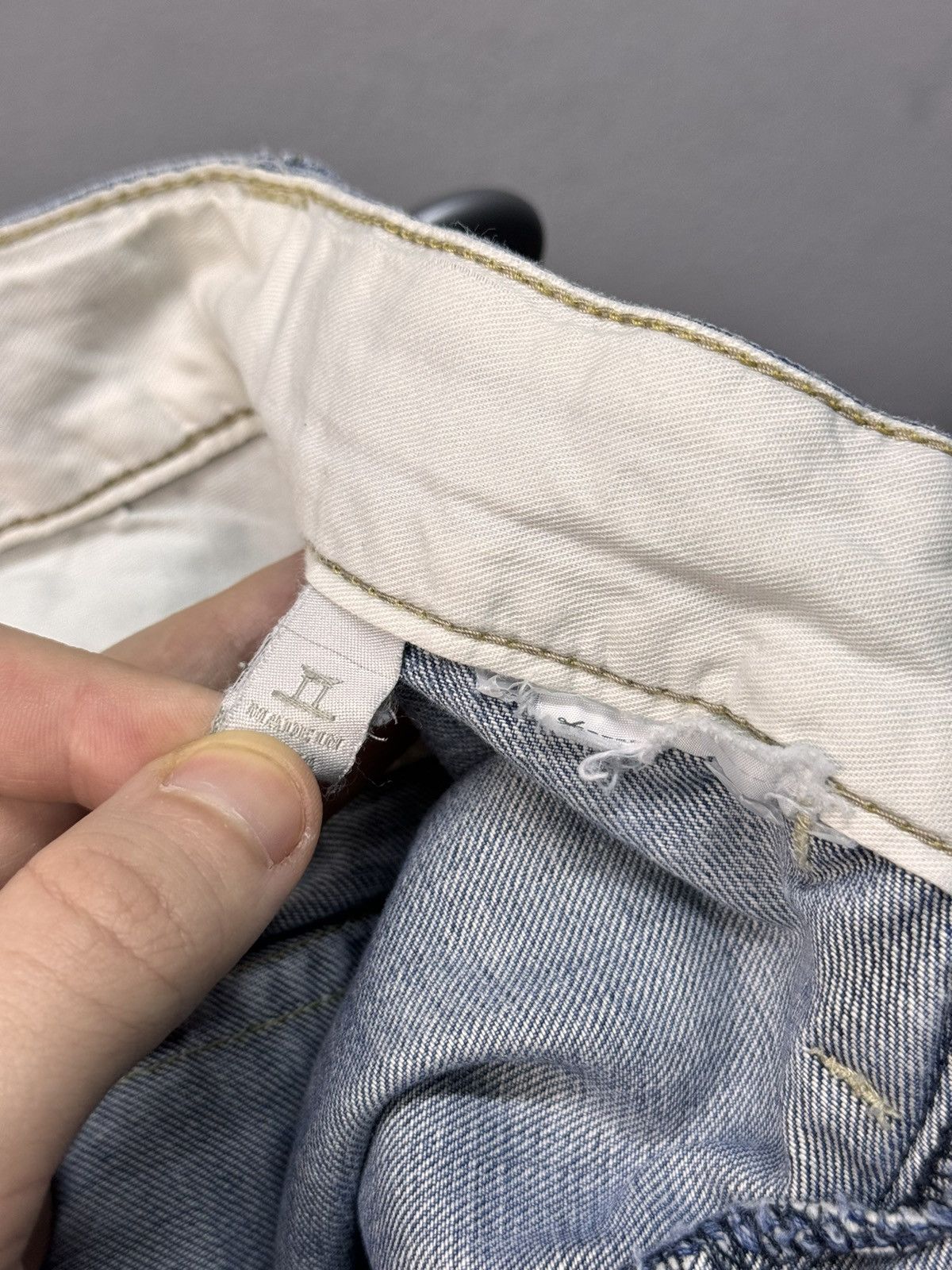 If Six Was Nine × Japanese Brand × Yohji Yamamoto VTG Yohji Yamamoto Junya Watanabe Style Bondage Cargo Pants Size US 30 / EU 46 - 13 Thumbnail