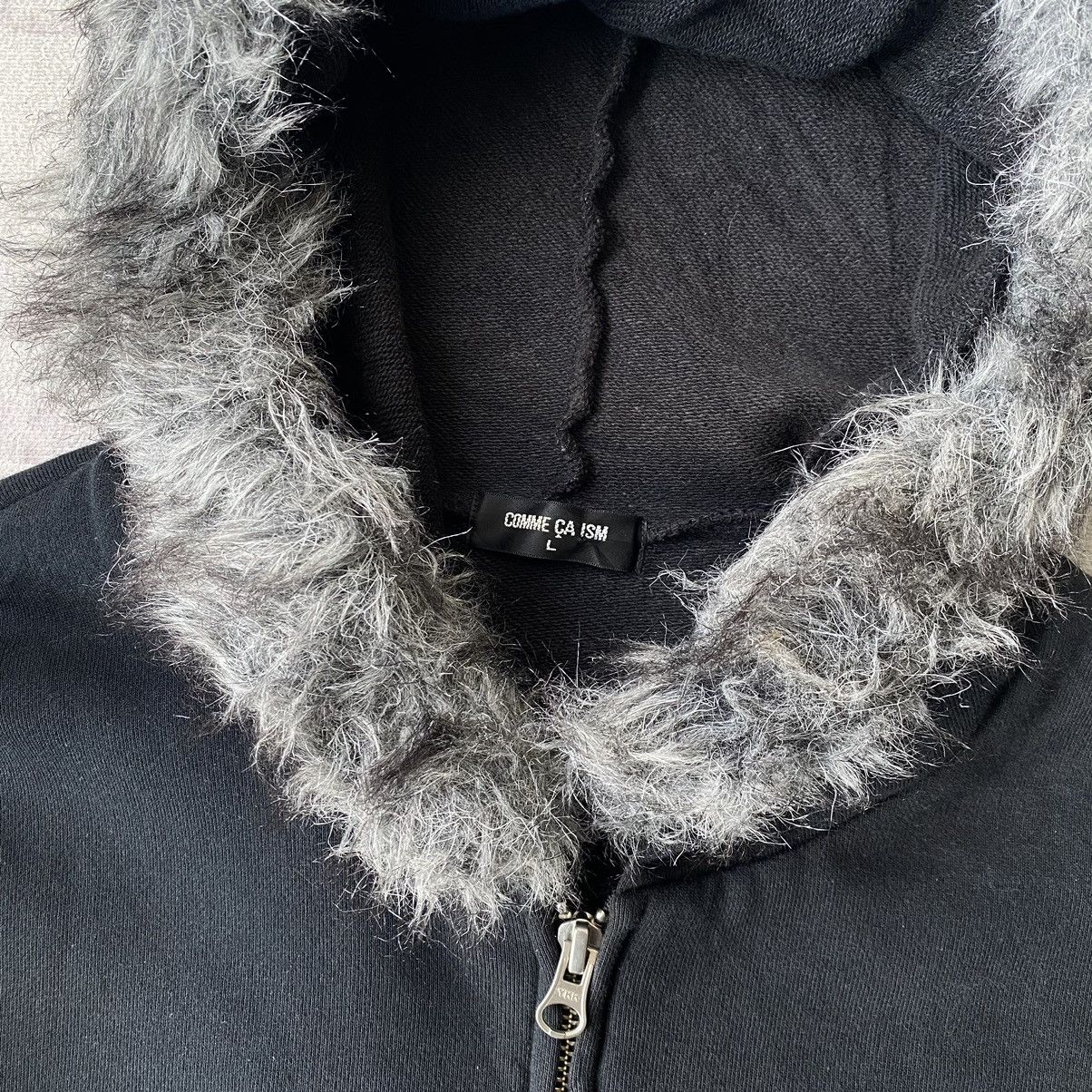 If Six Was Nine Comme Ca Ism Raccoon Fur Zipper Hoodies Size US L / EU 52-54 / 3 - 6 Thumbnail